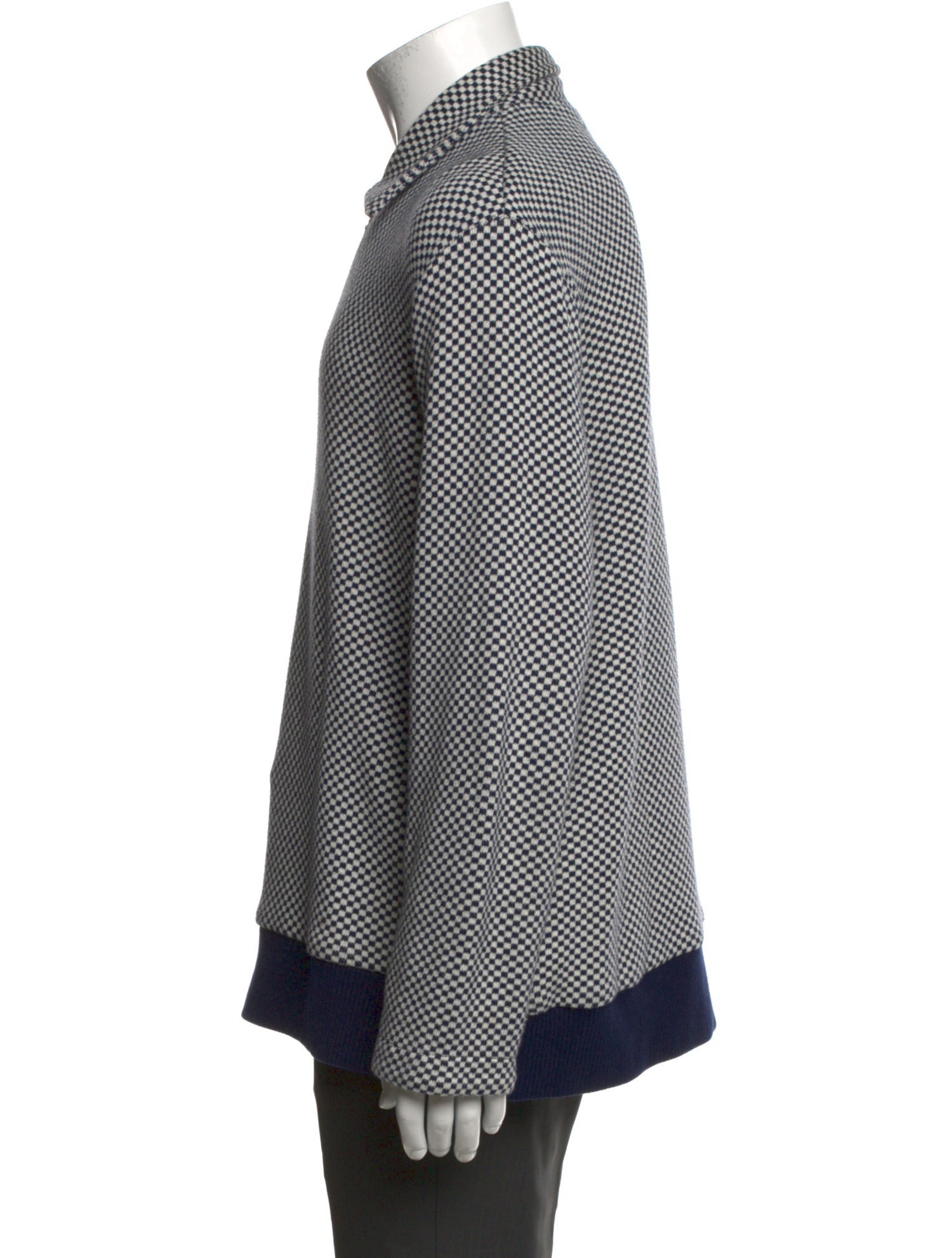 BODE Collar Long Sleeve Polo Sweater