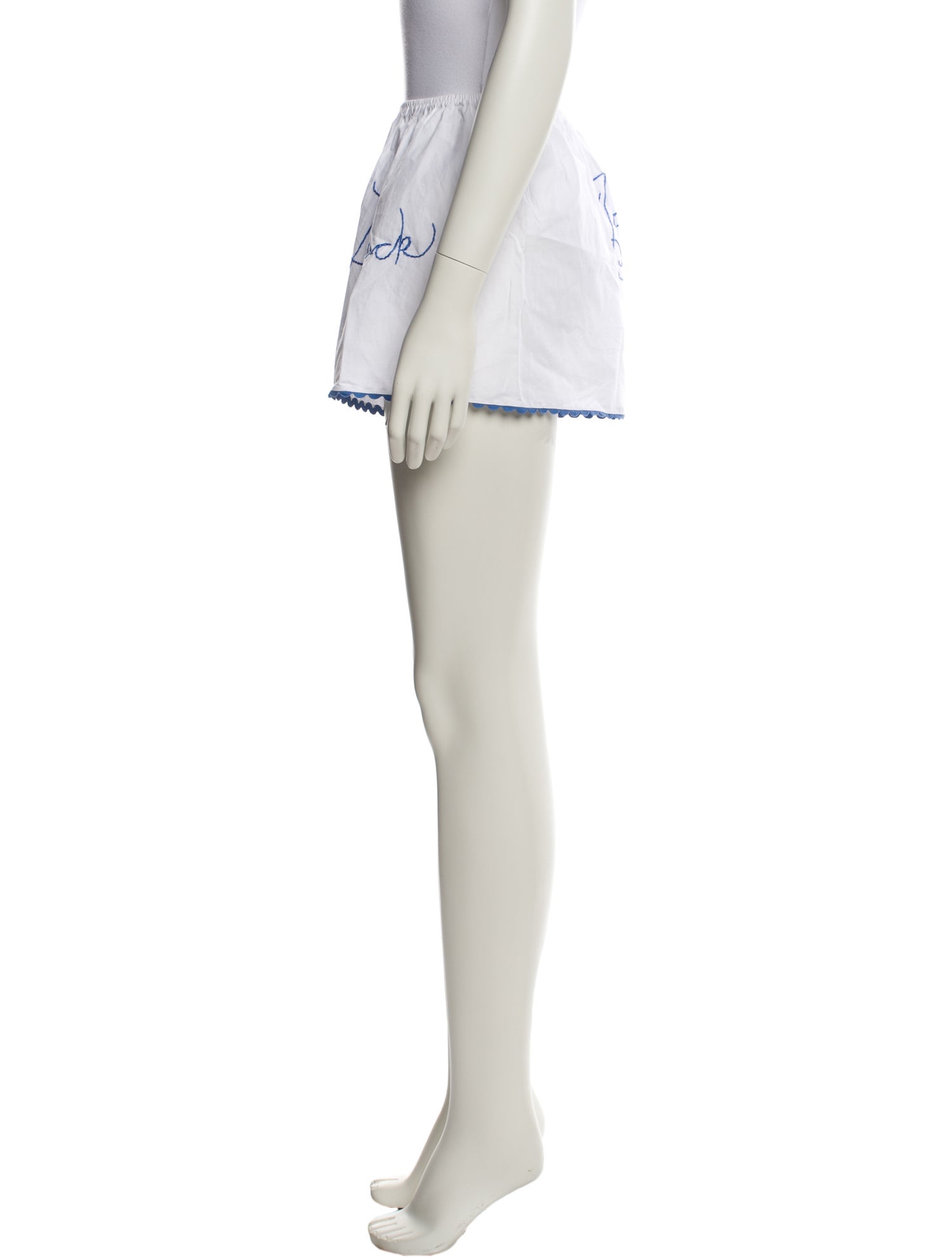 BODE Printed Mini Shorts