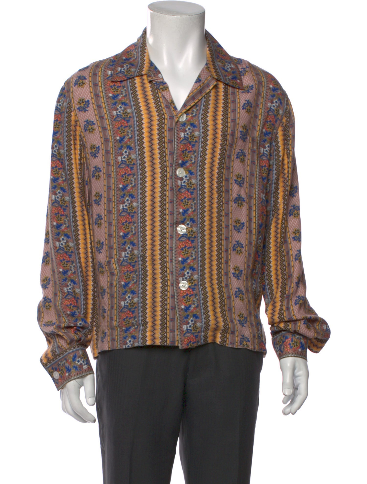 BODE Printed Long Sleeve Shirt