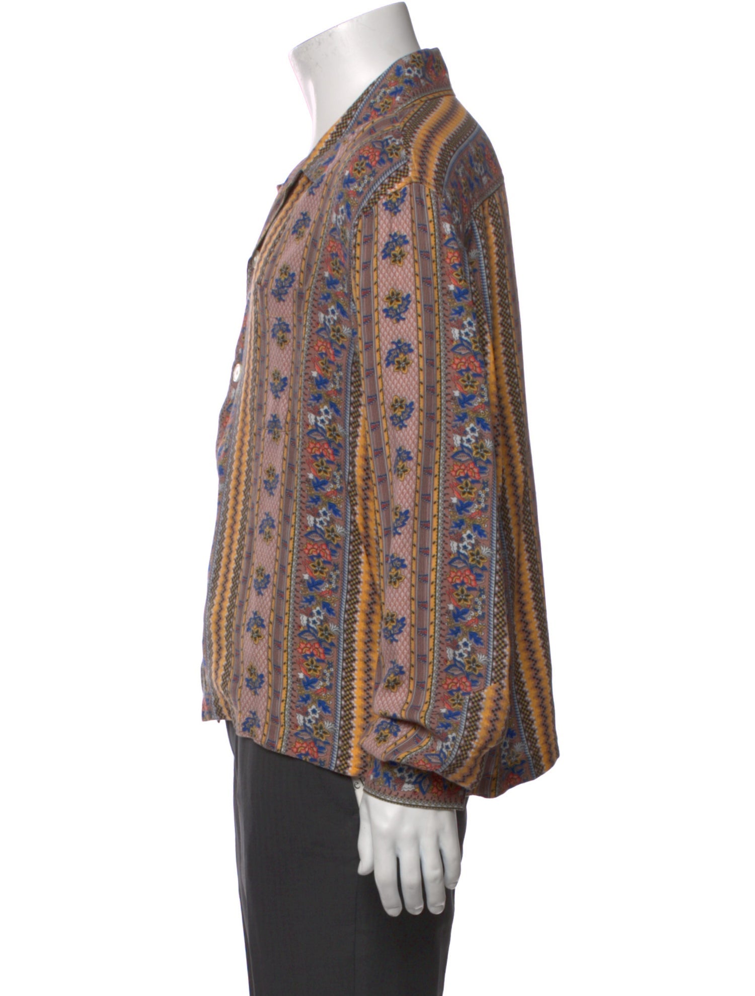 BODE Printed Long Sleeve Shirt