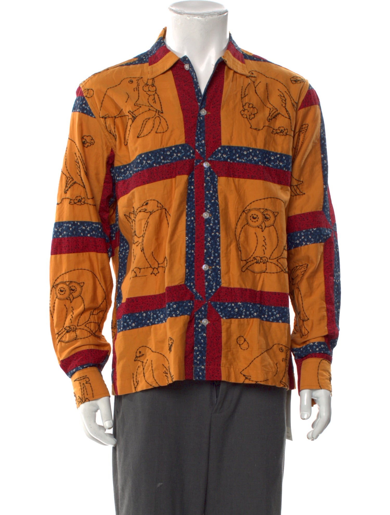 BODE Printed Long Sleeve Shirt