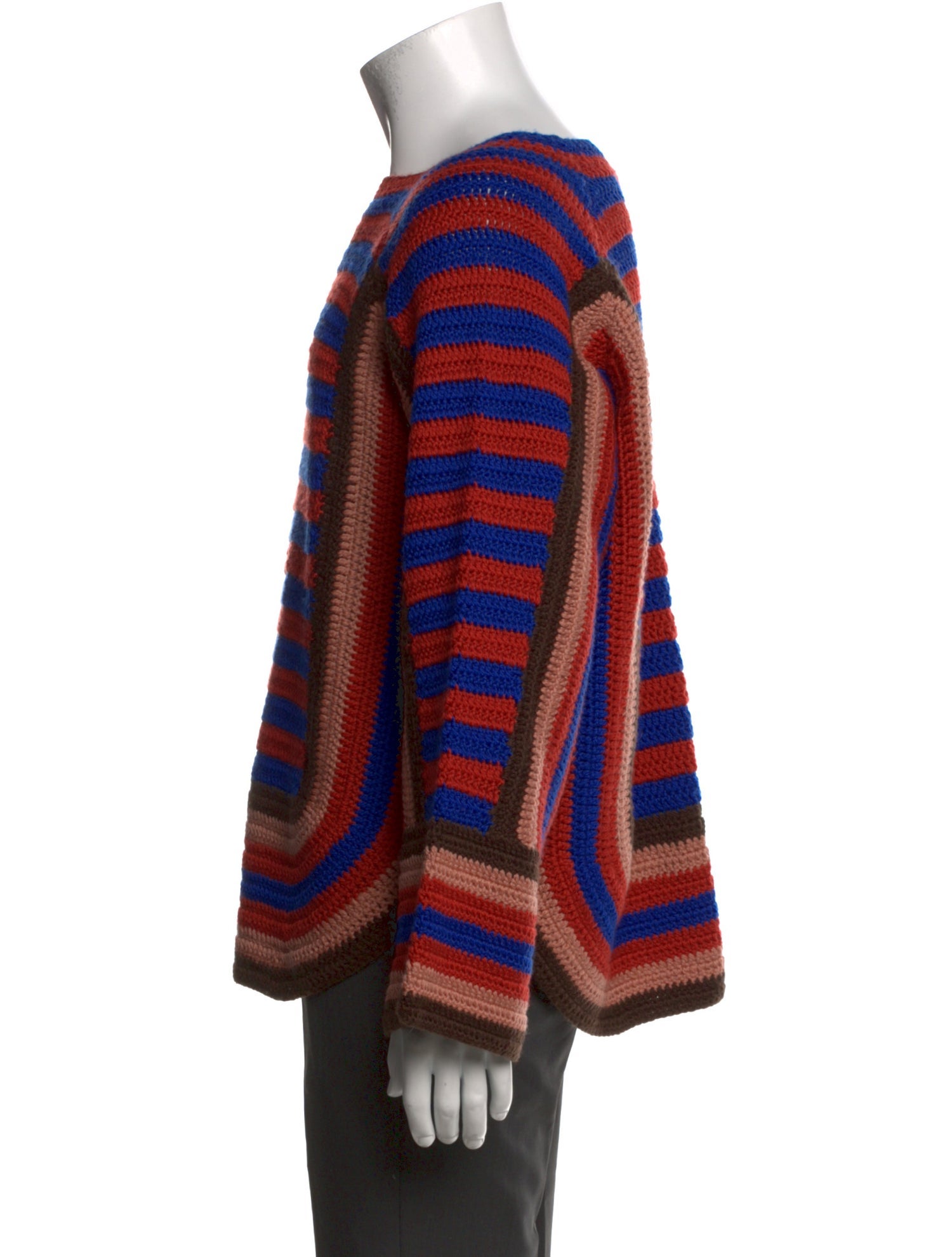 BODE Merino Wool Striped Pullover