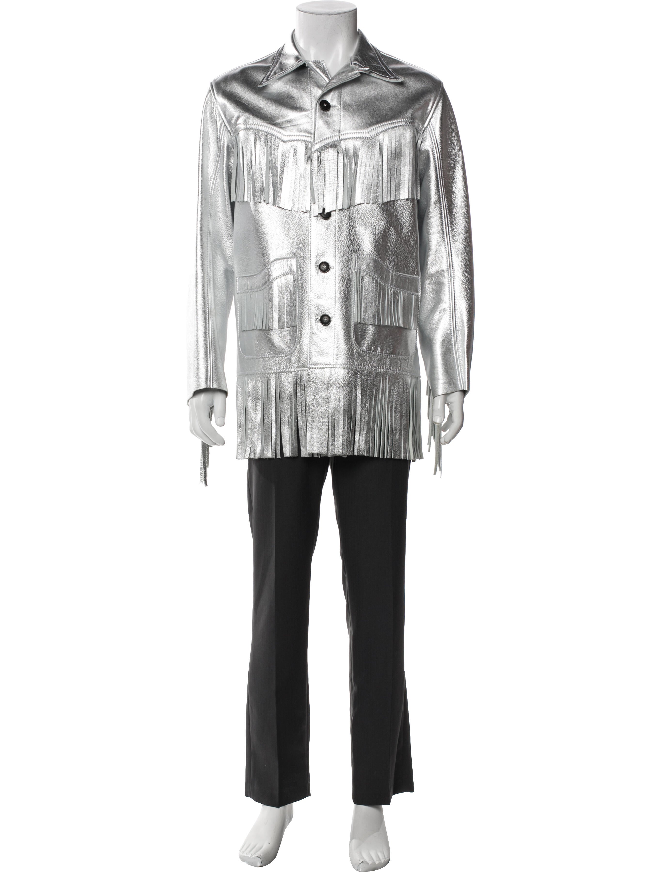 BODE Leather Trench Coat