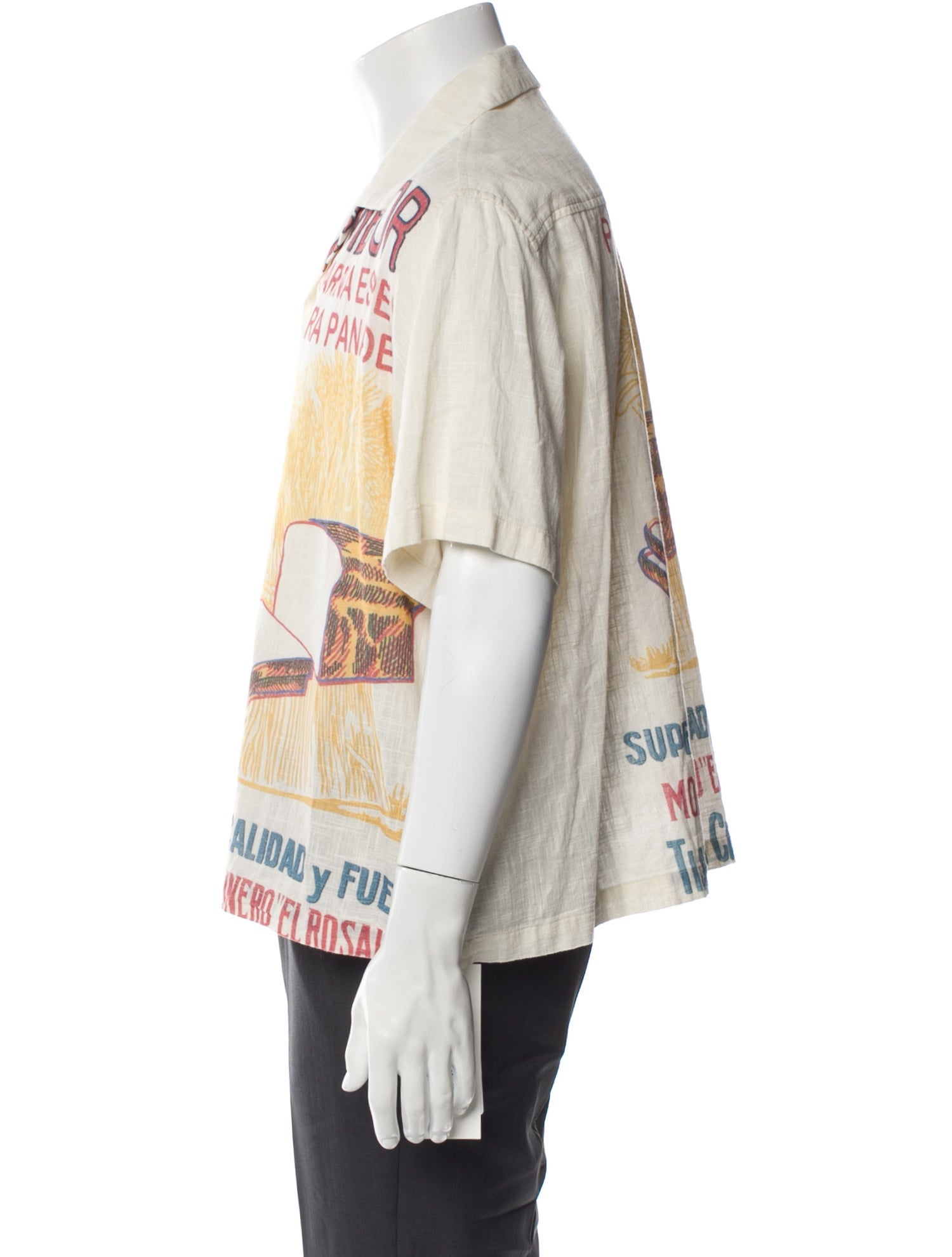 BODE Graphic Print Short Sleeve Shirt