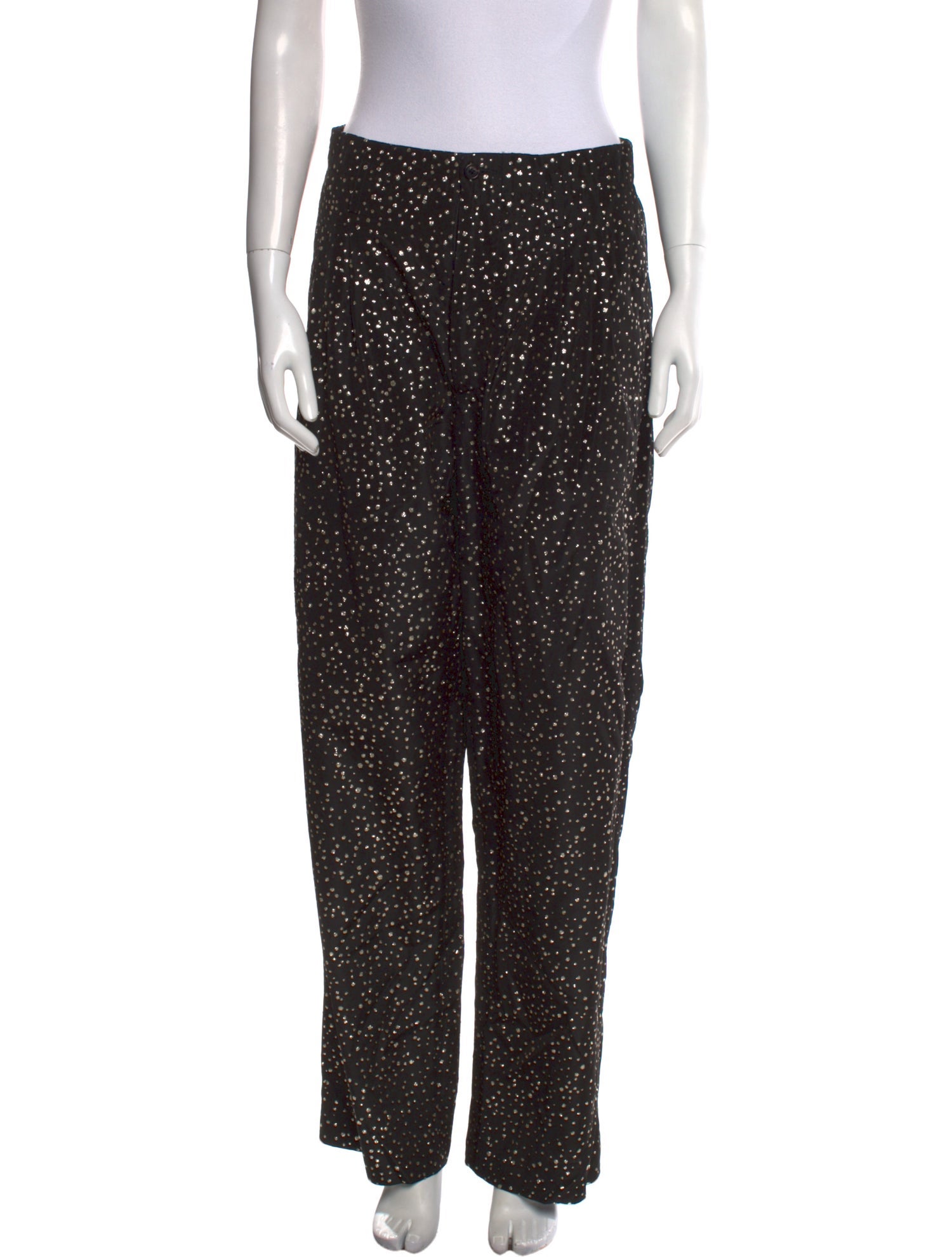 BODE Polka Dot Print Wide Leg Pants