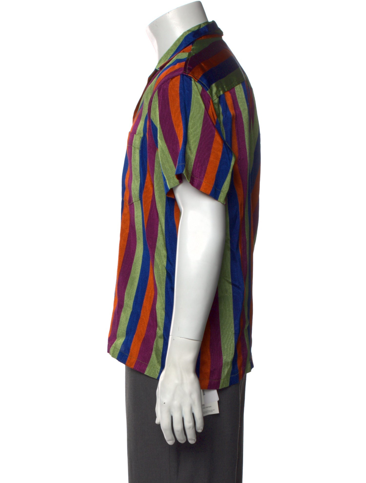 BODE Striped Short Sleeve Shirt