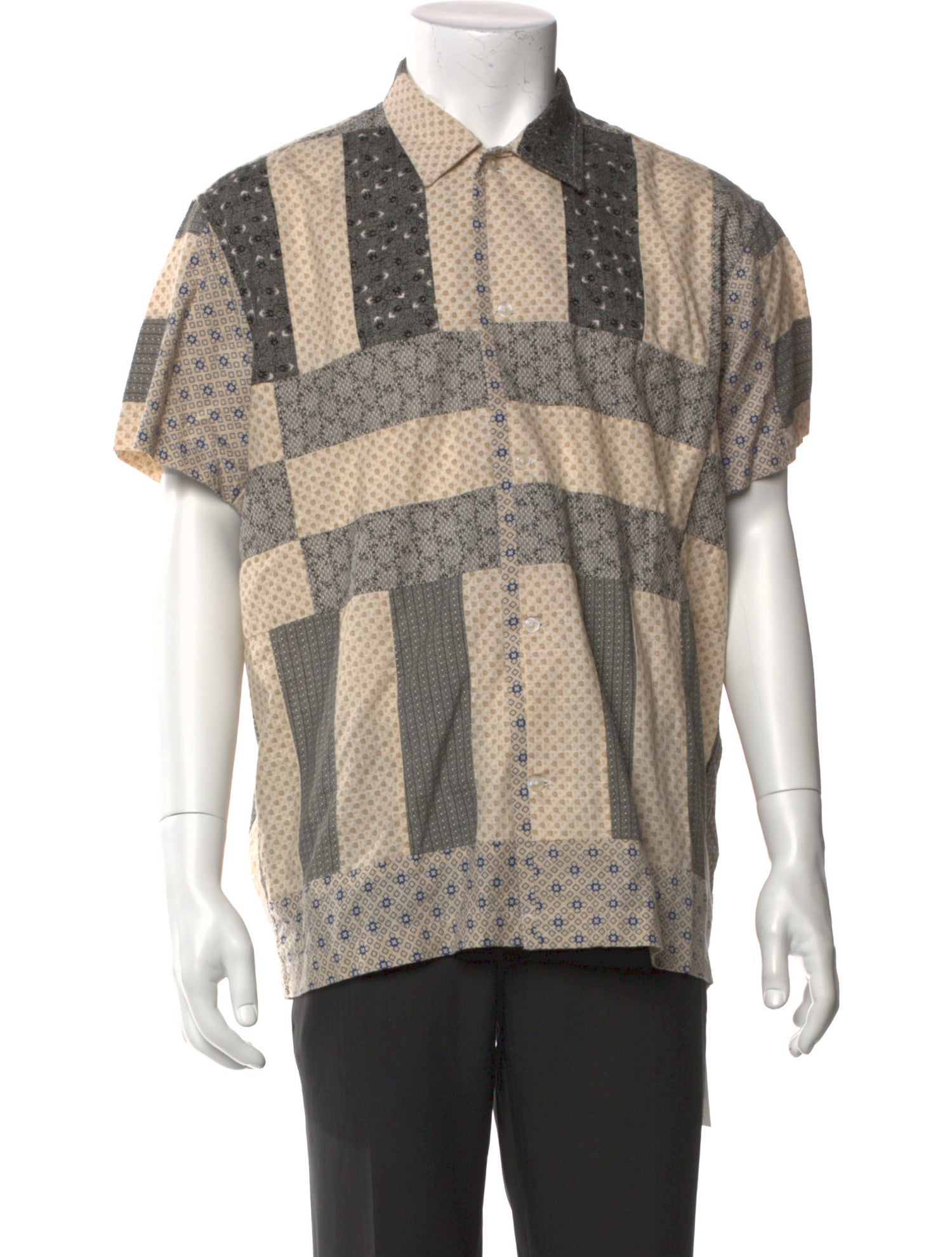 BODE Polka Dot Print Short Sleeve Shirt