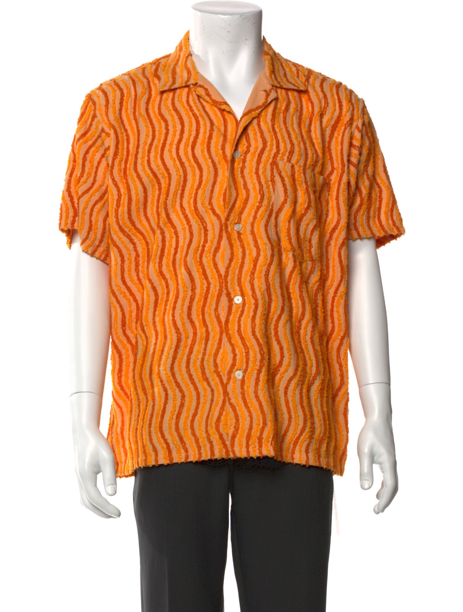 BODE Striped Short Sleeve Shirt