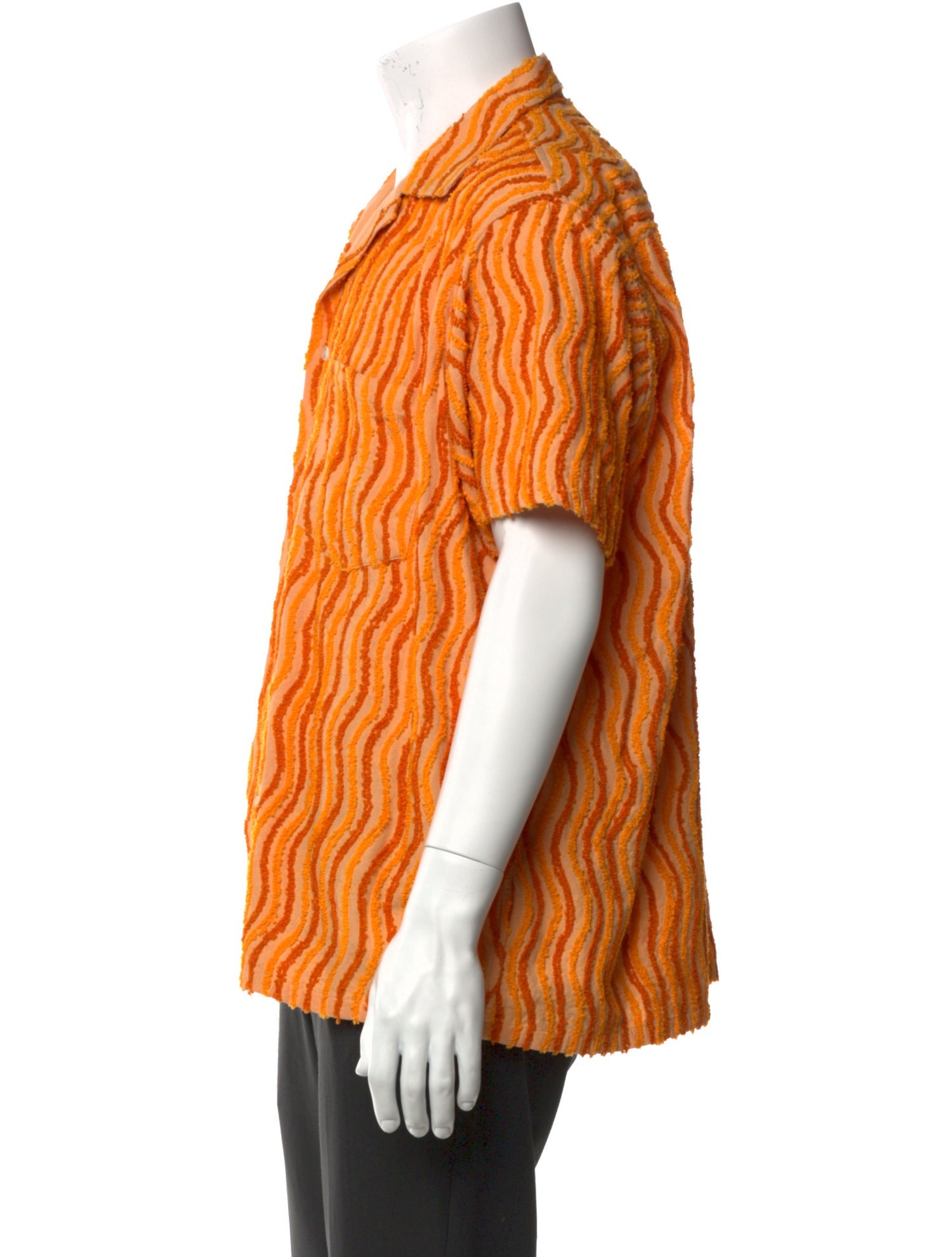 BODE Striped Short Sleeve Shirt