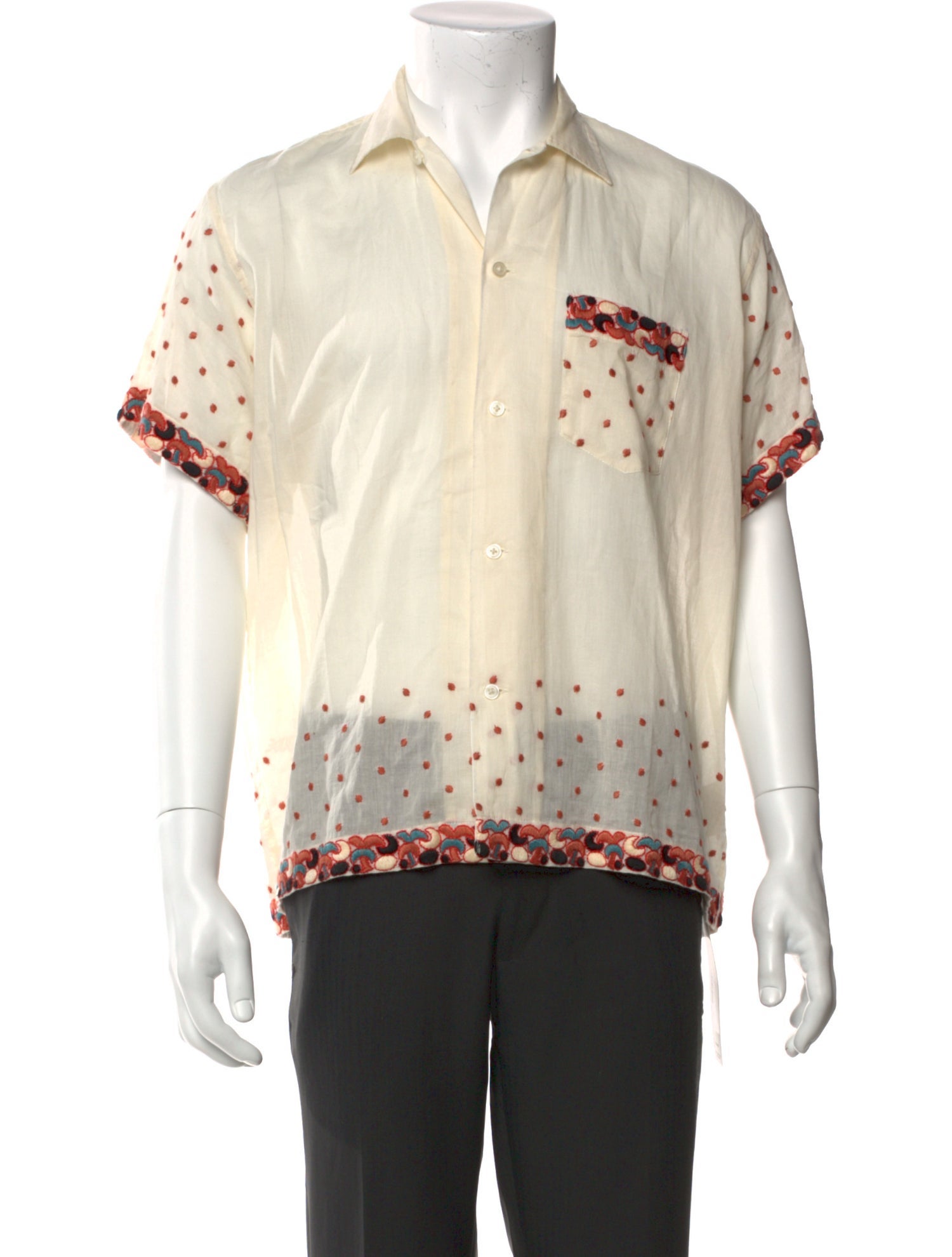 BODE Graphic Print Short Sleeve Shirt