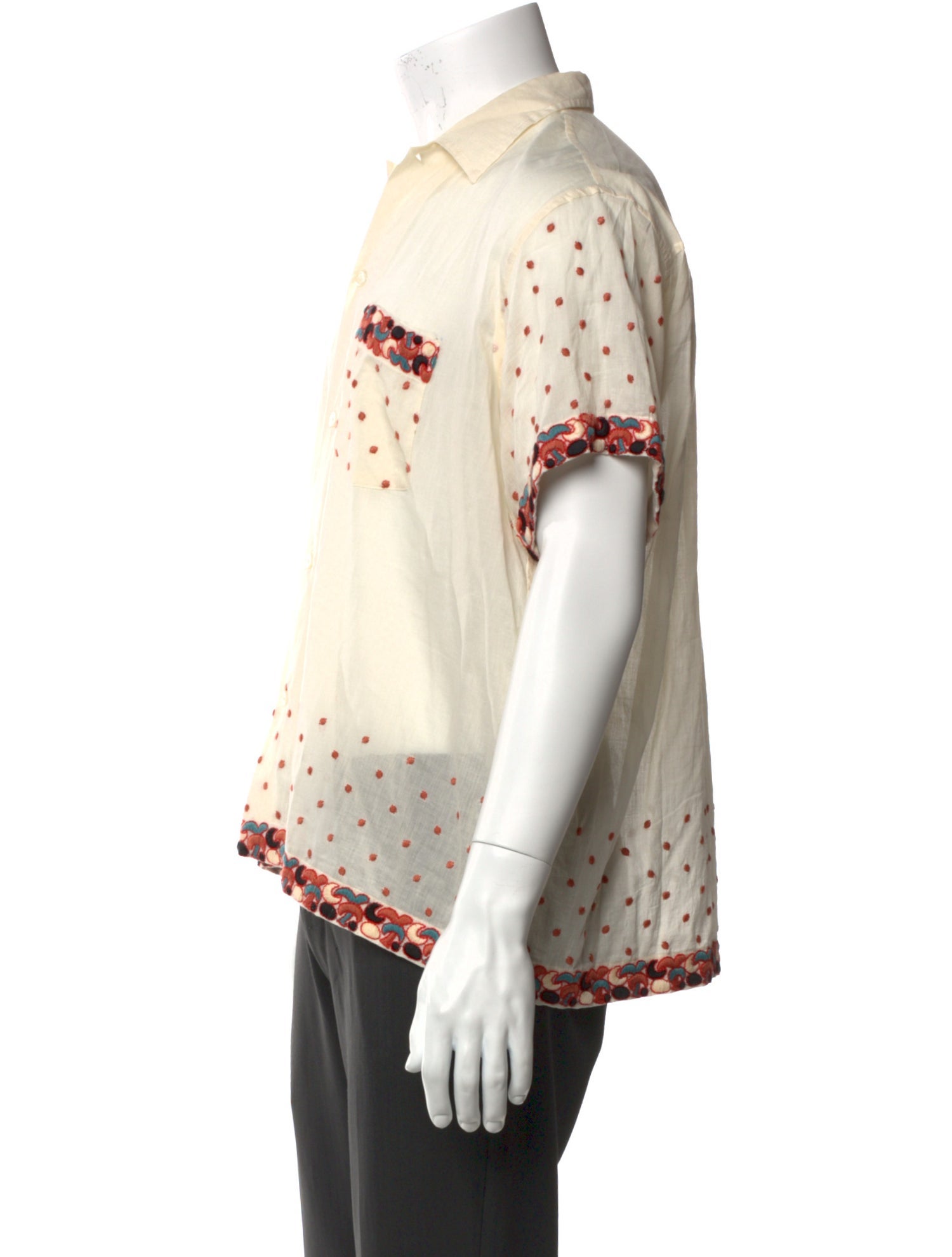 BODE Graphic Print Short Sleeve Shirt