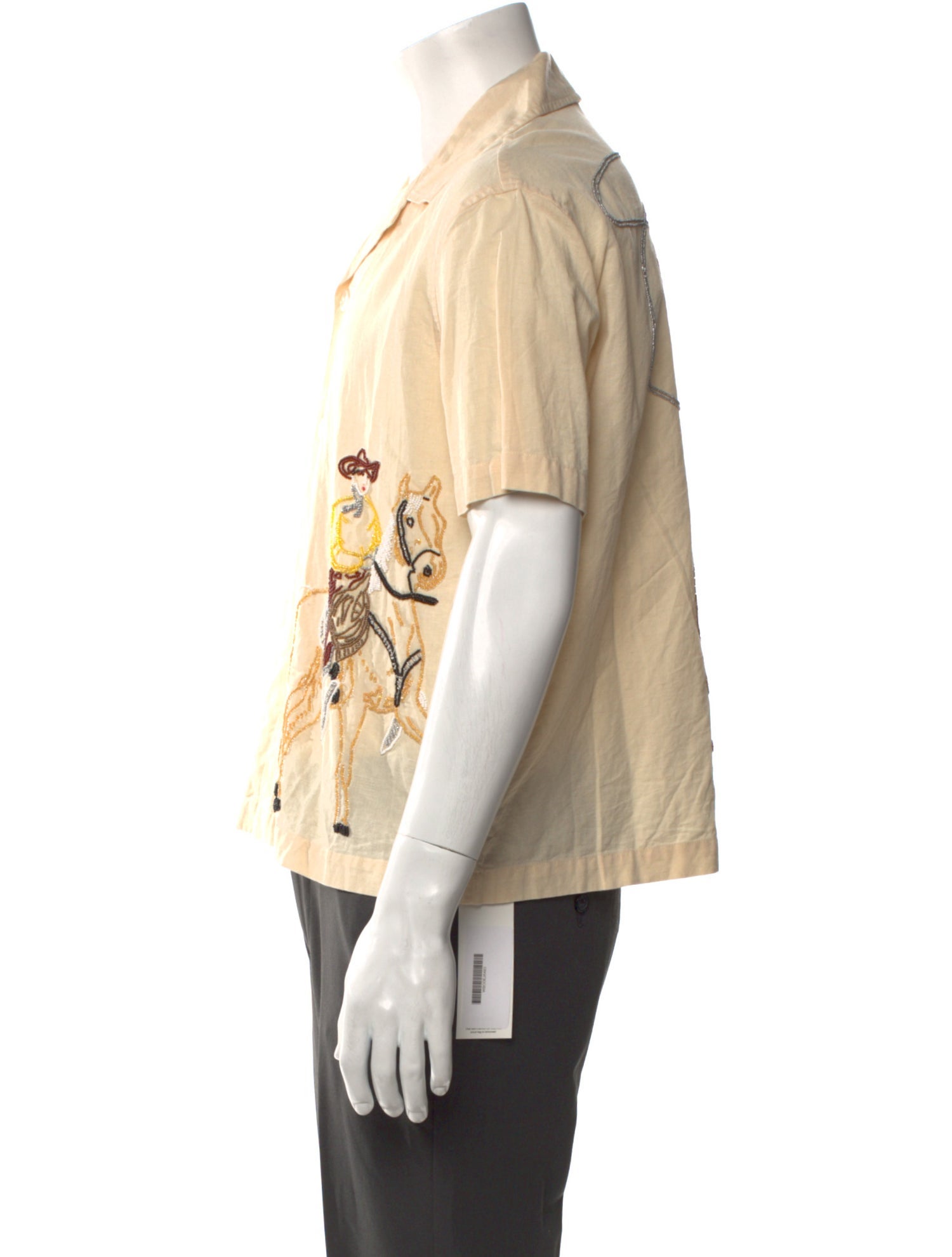 BODE Graphic Print Short Sleeve Shirt