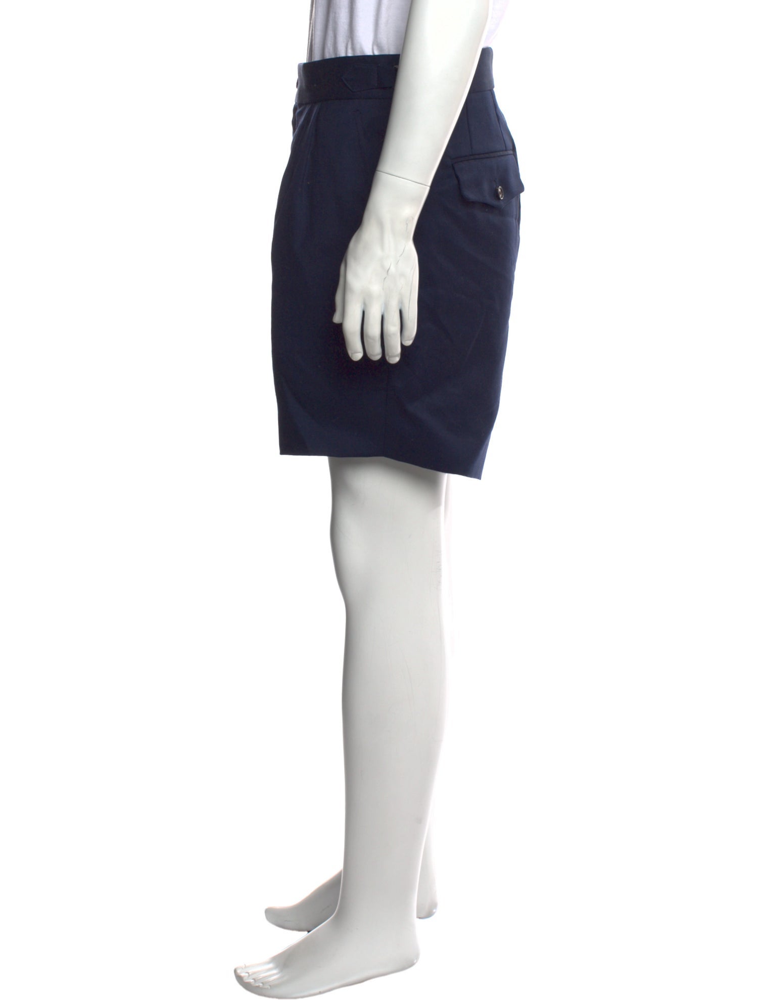 BODE Wool Flat Front Shorts