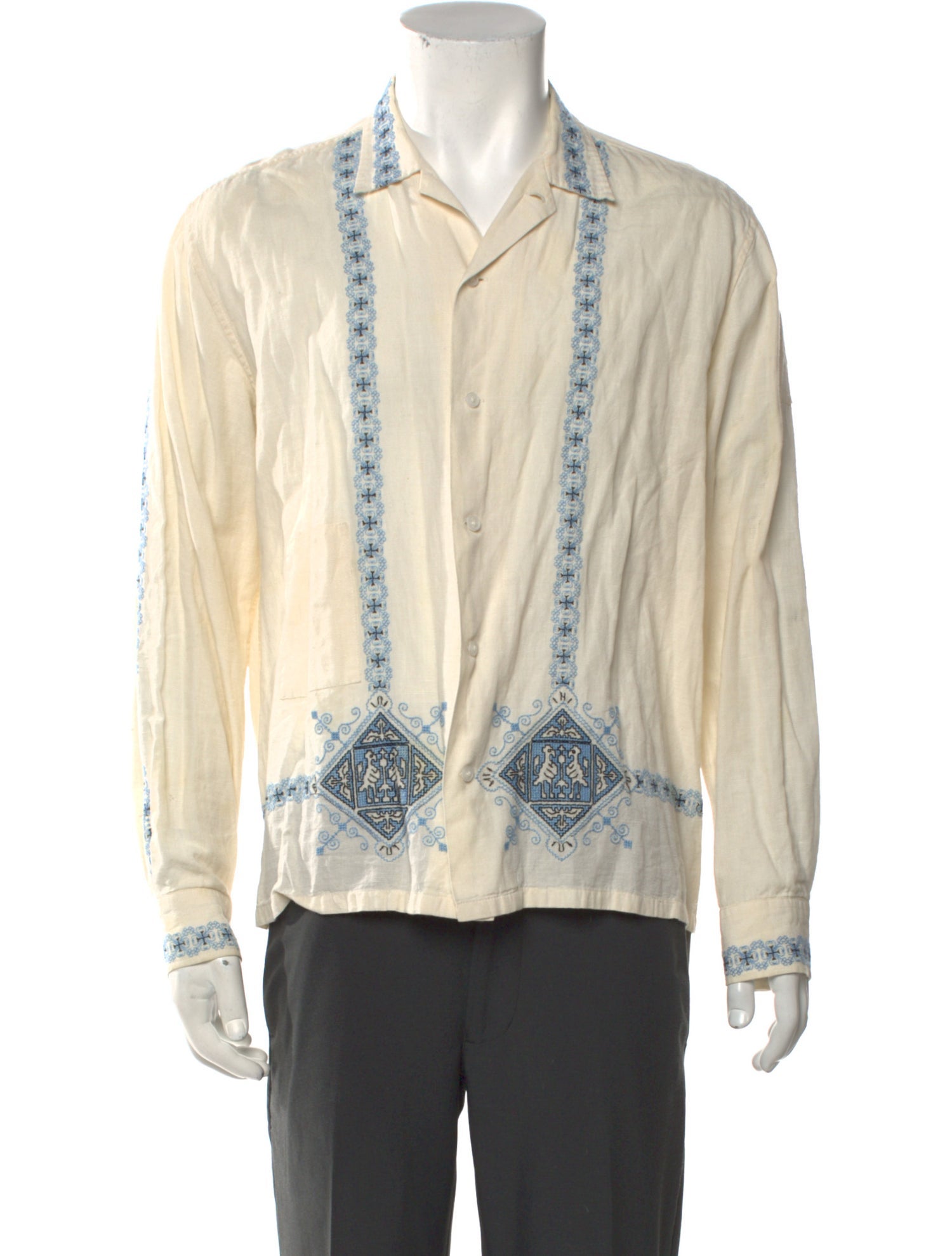 BODE Printed Long Sleeve Shirt