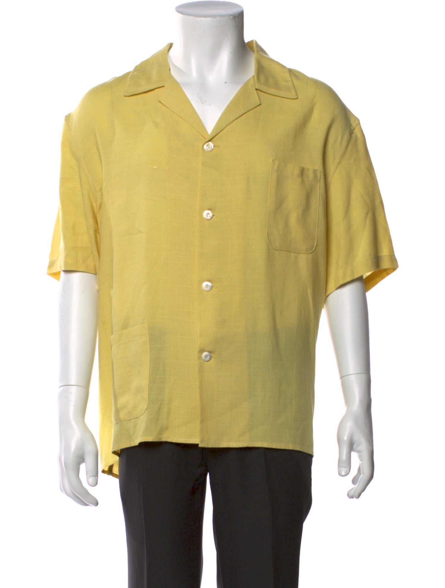 BODE Linen Short Sleeve Shirt