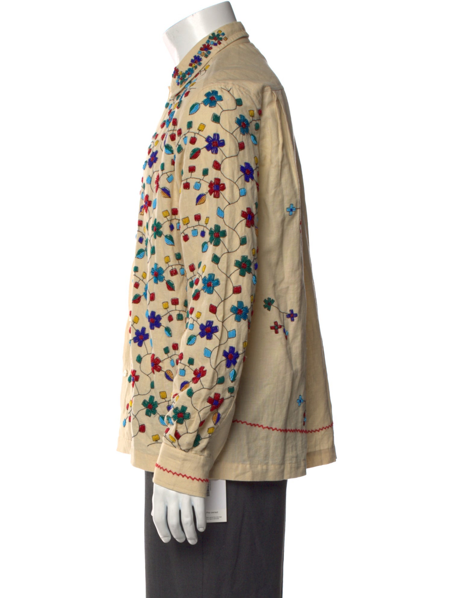 BODE Floral Print Long Sleeve Shirt