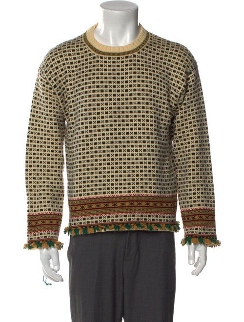 BODE Merino Wool Printed Pullover