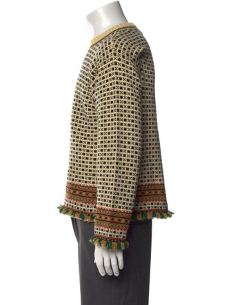 BODE Merino Wool Printed Pullover