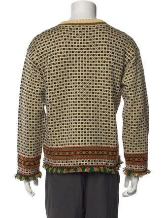 BODE Merino Wool Printed Pullover