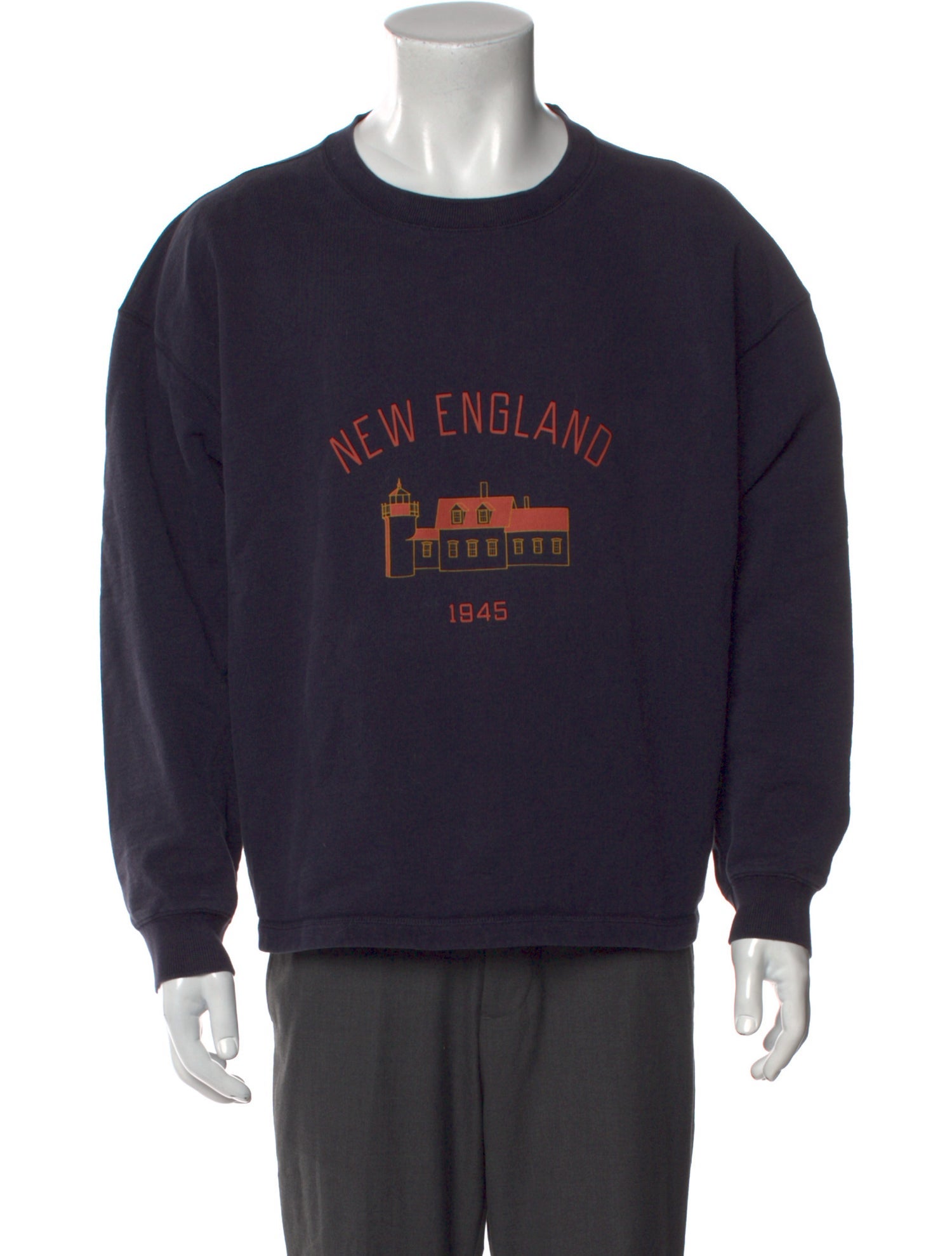 BODE Graphic Print Crew Neck Pullover