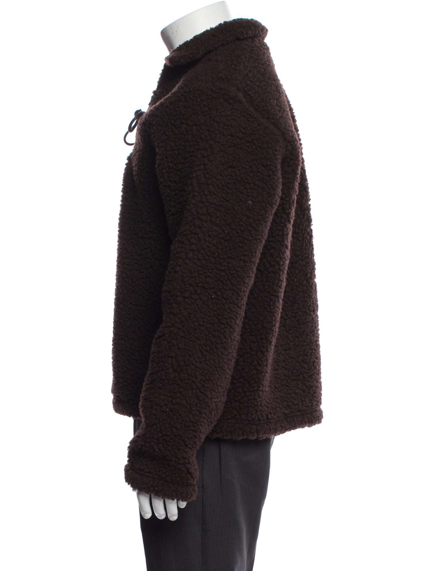 BODE Wool Collar Polo Sweater