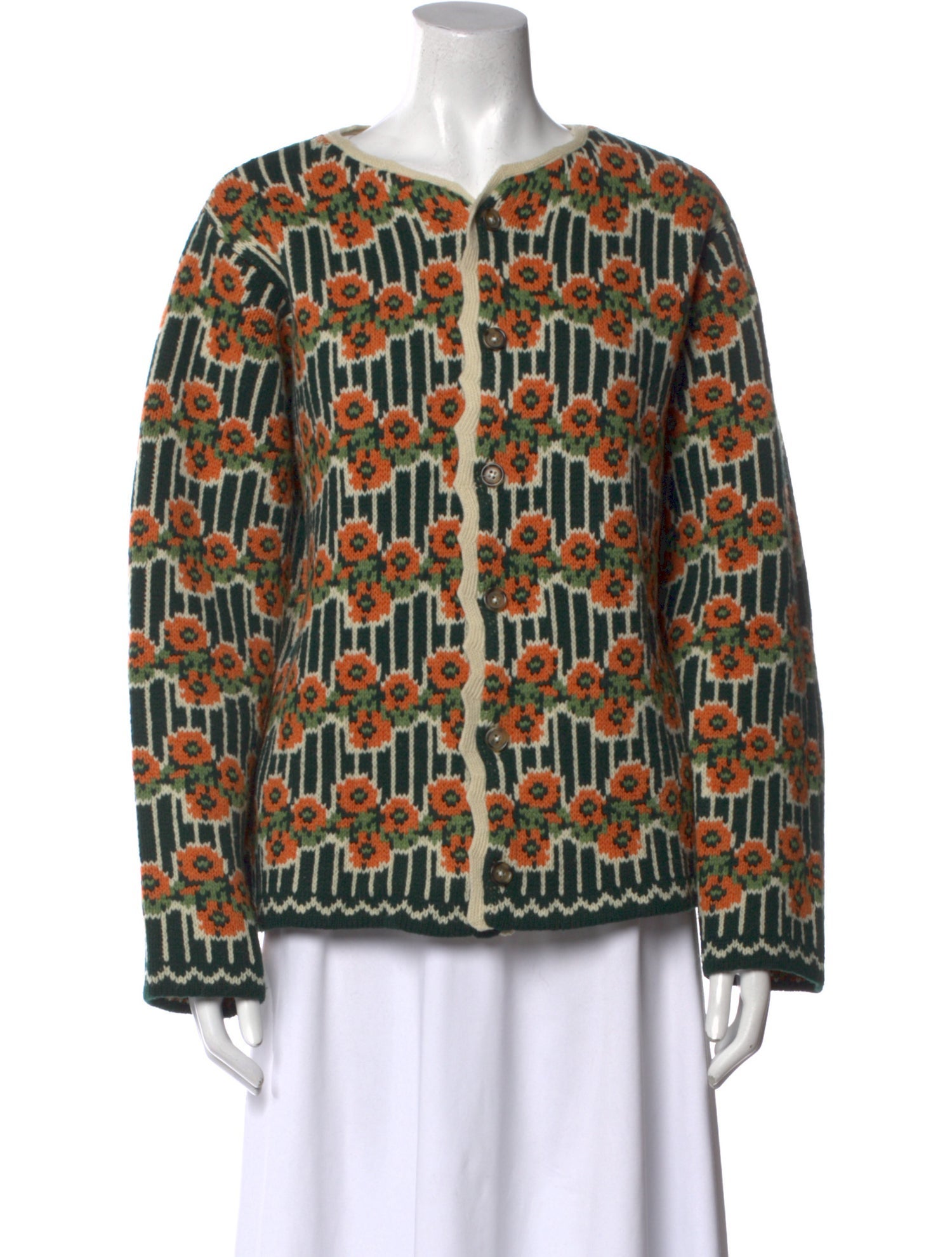 BODE Merino Wool Printed Sweater