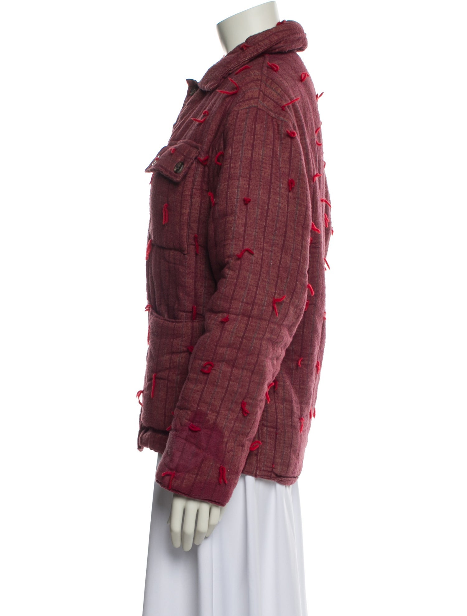 BODE Wool Printed Coat