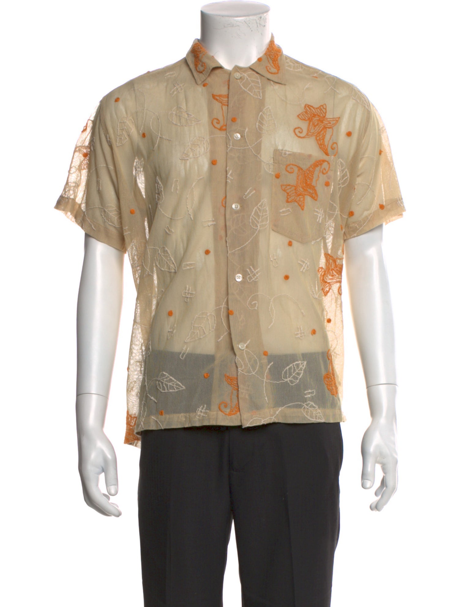 BODE Printed Short Sleeve Shirt