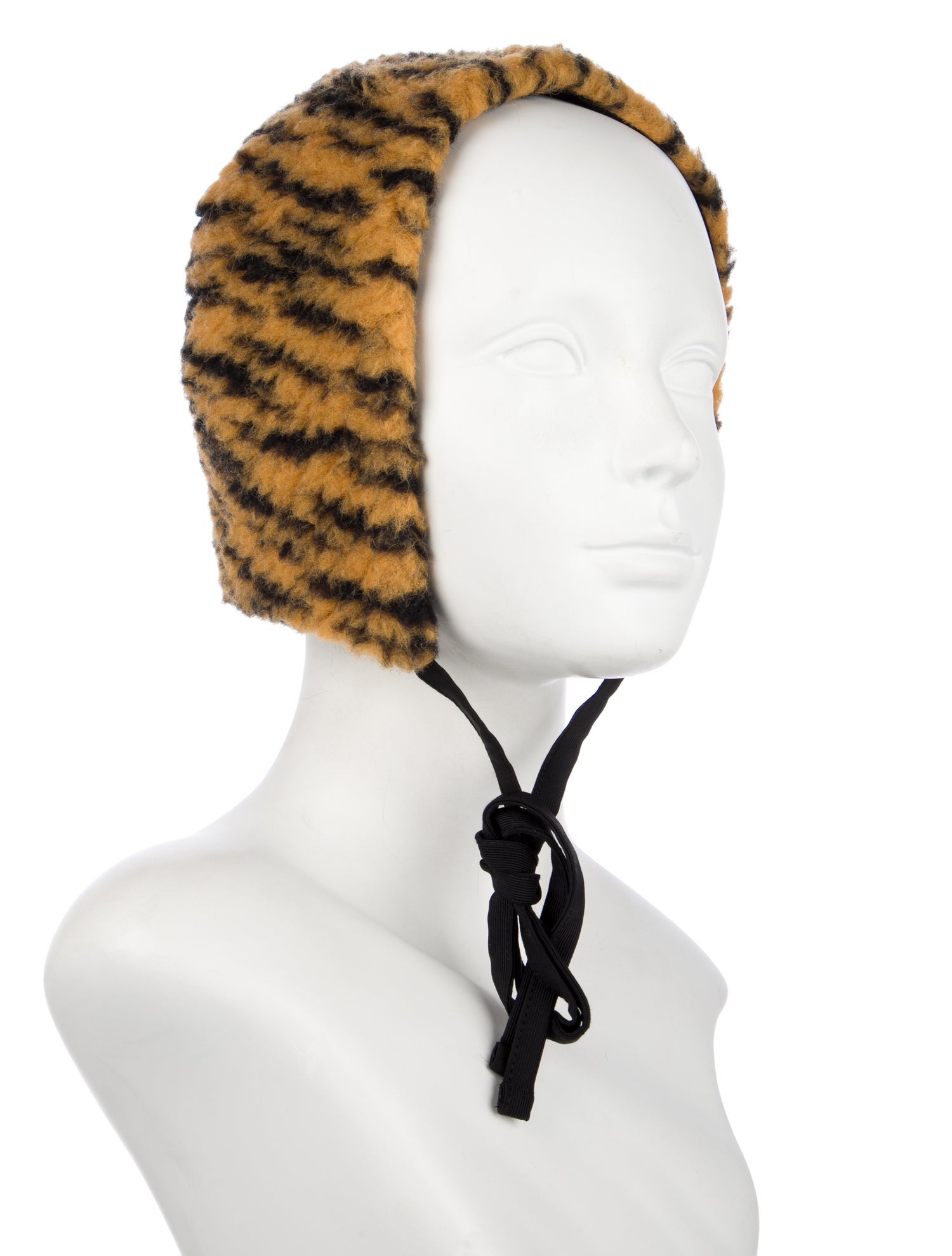 BODE pattern beanie with tie at front.