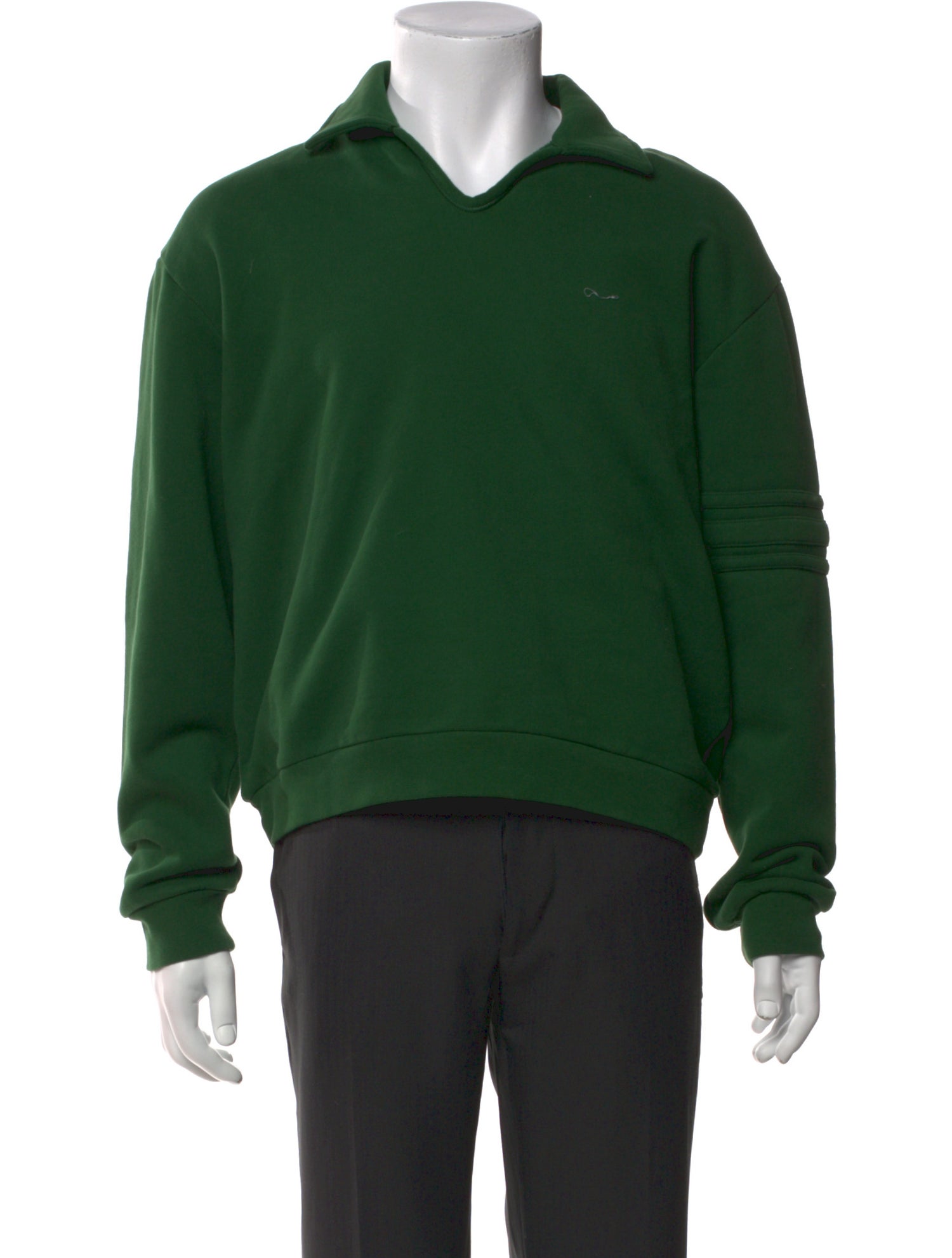 BODE V-Neck Long Sleeve Sweatshirt
