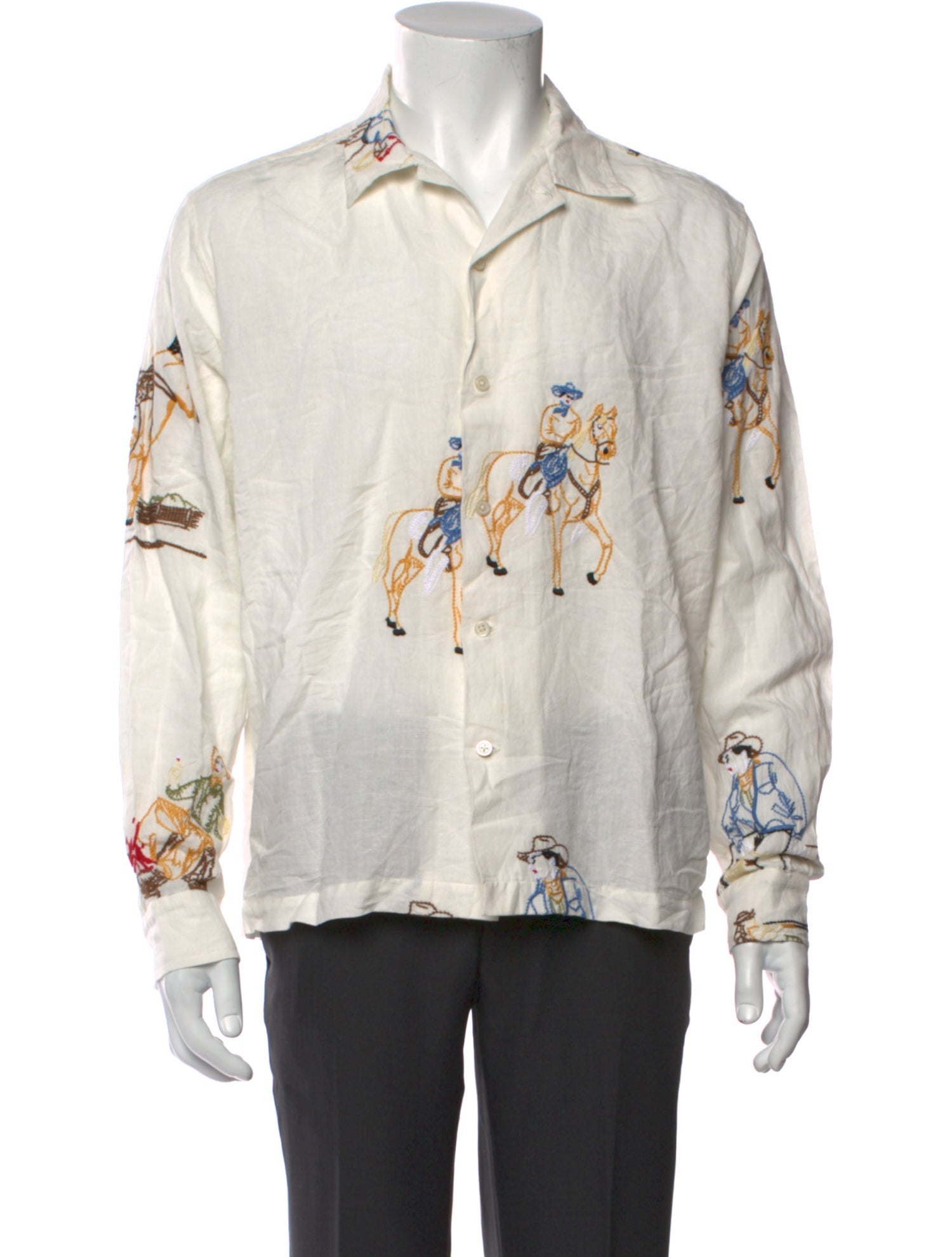 BODE Printed Long Sleeve Shirt w/ Tags