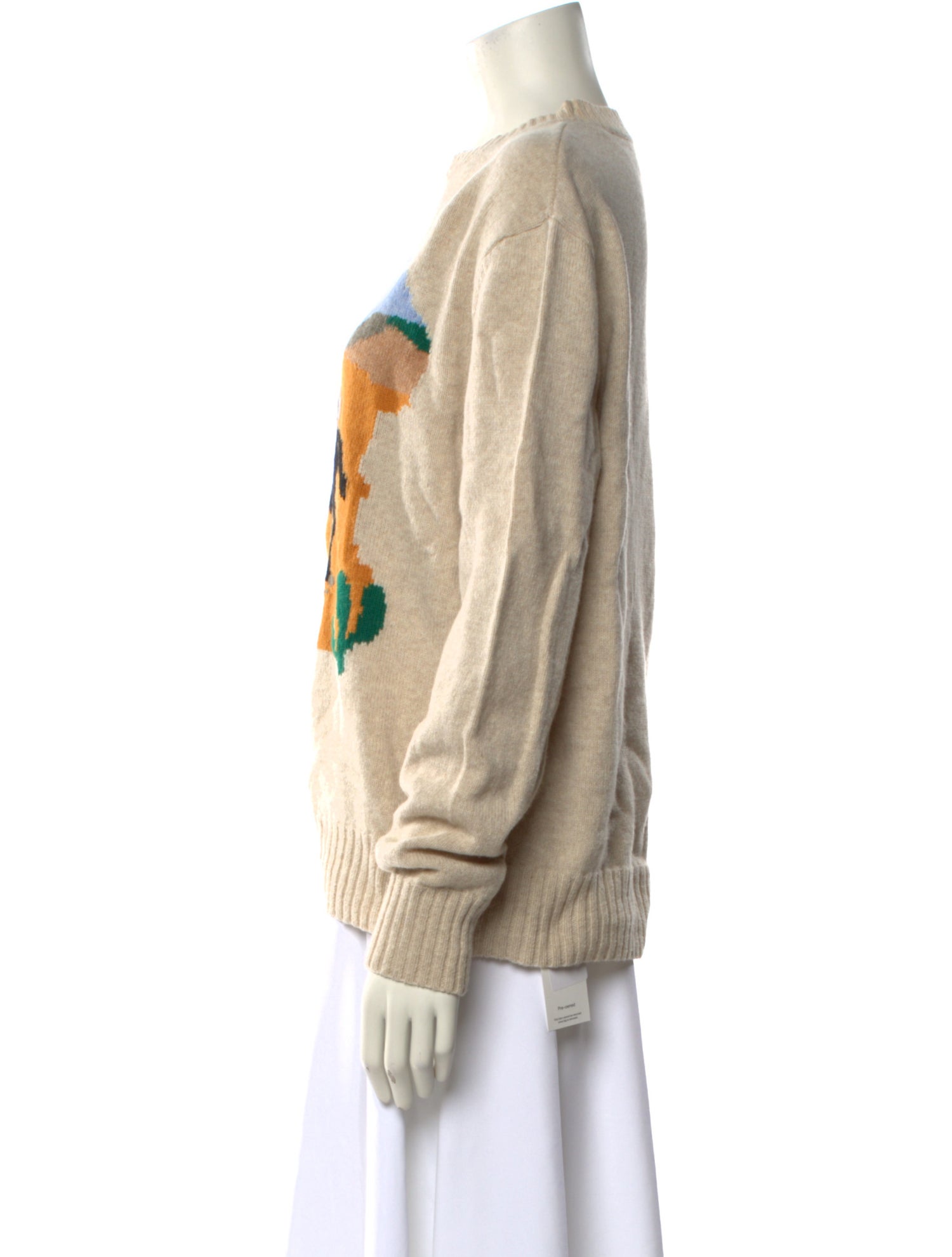 BODE Merino Wool Graphic Print Sweater