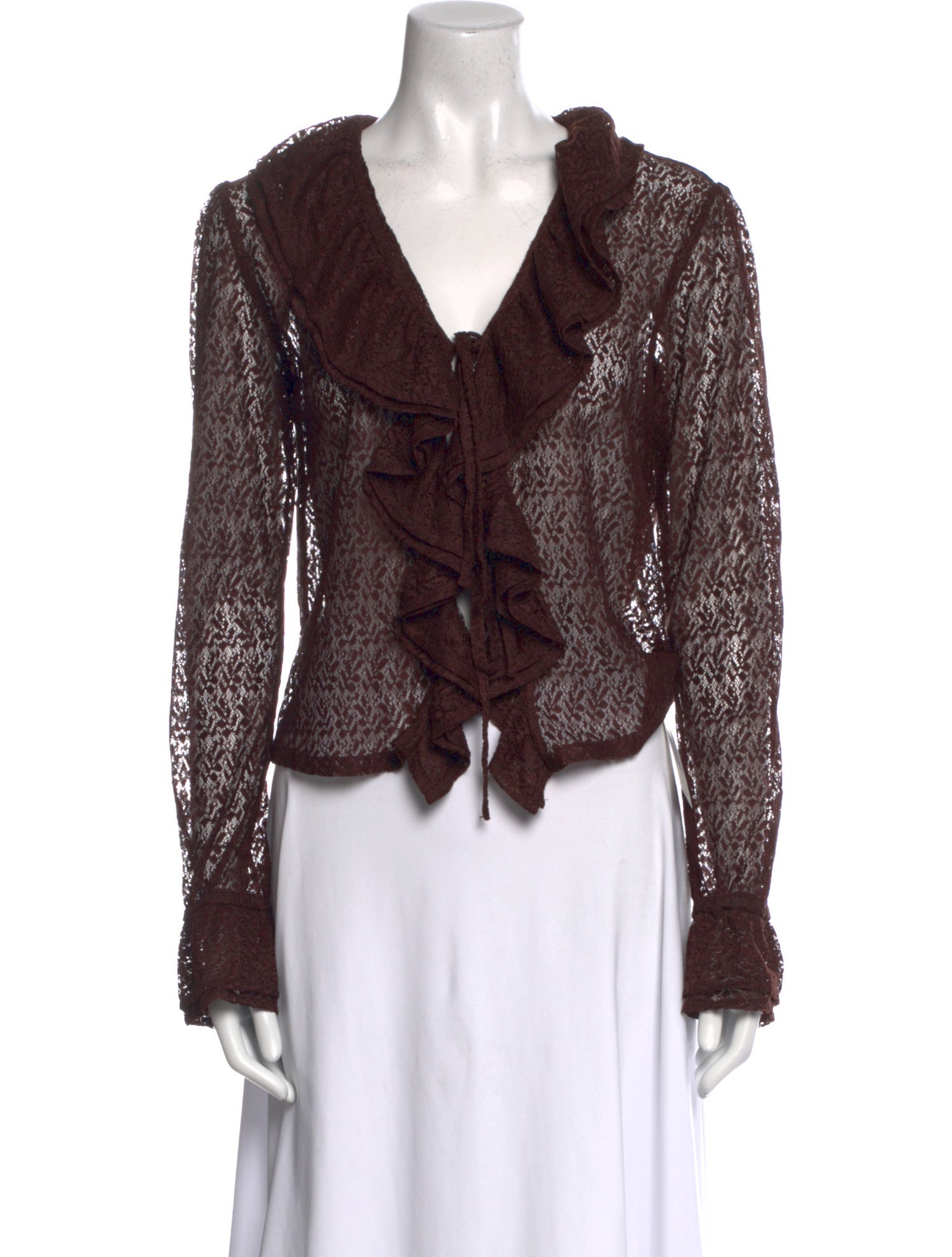 BODE V-Neck Long Sleeve Blouse w/ Tags