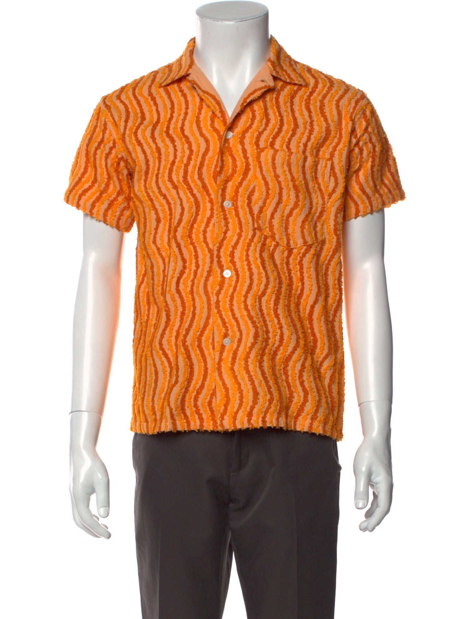 BODE Striped Short Sleeve Shirt