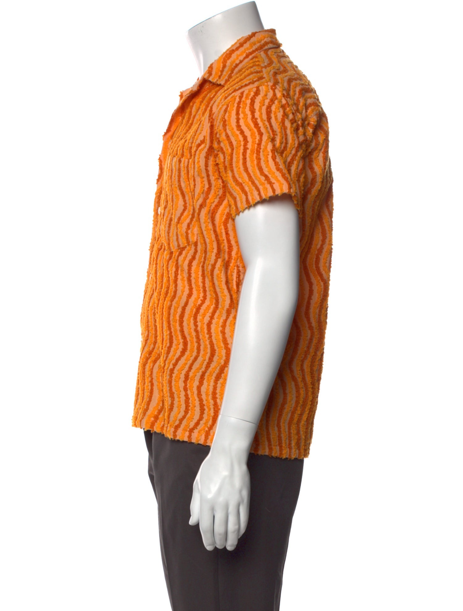 BODE Striped Short Sleeve Shirt