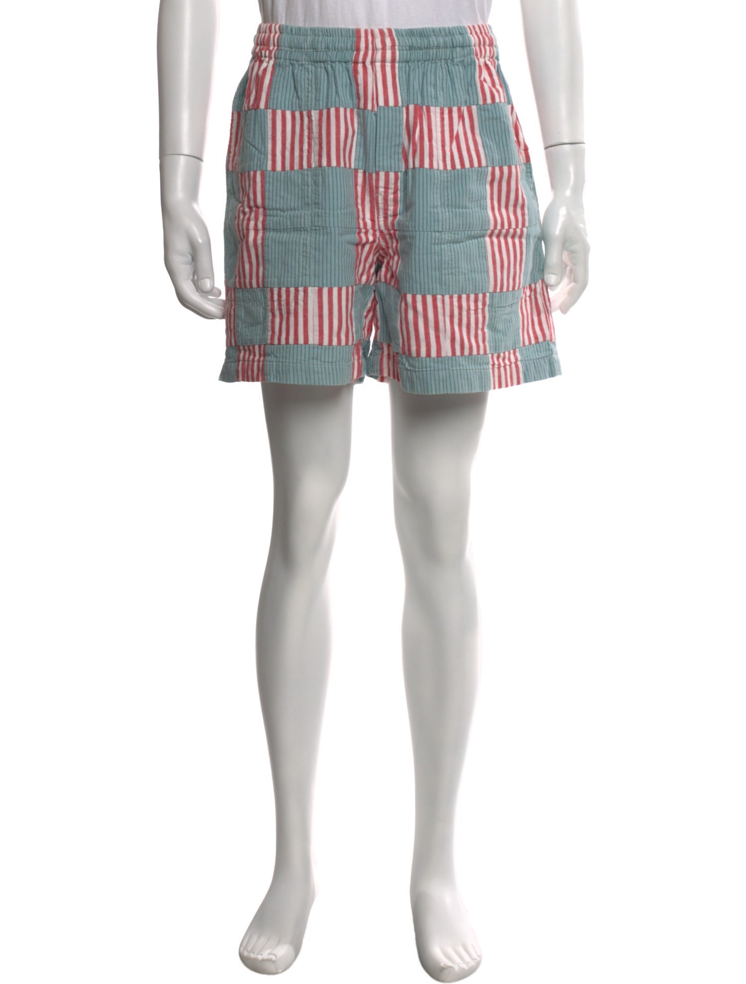 BODE Striped Jogger Shorts