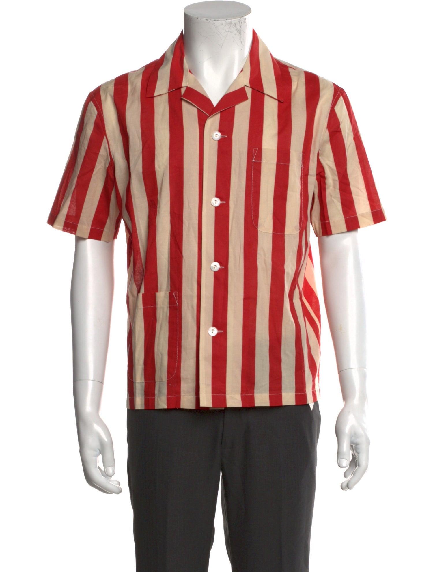 BODE Striped Short Sleeve Shirt w/ Tags