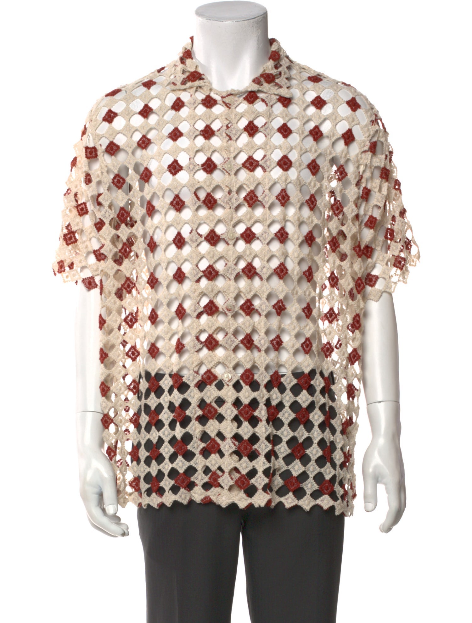 BODE Floral Print Short Sleeve Shirt