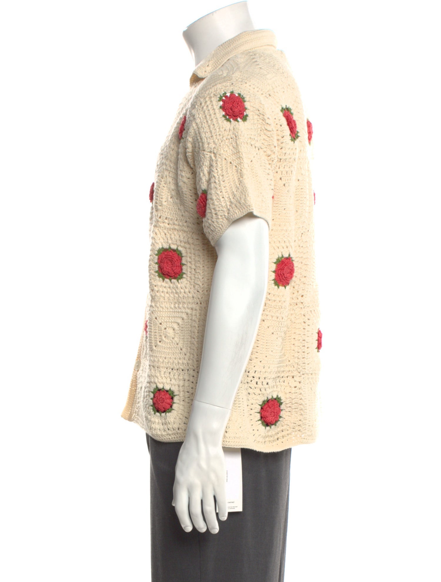 BODE Lace Pattern Collar Cardigan w/ Tags
