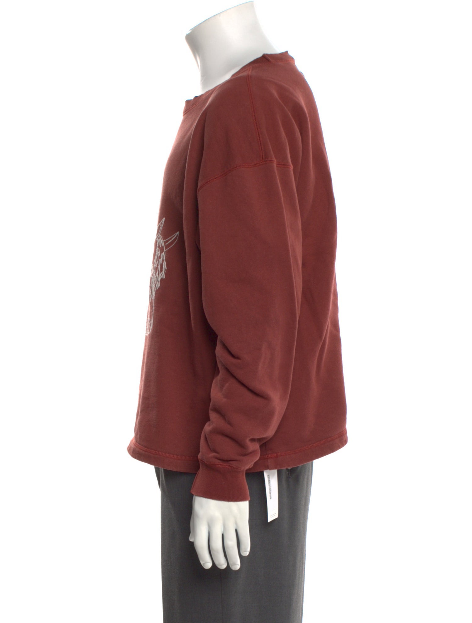 BODE Graphic Print Scoop Neck Sweatshirt w/ Tags