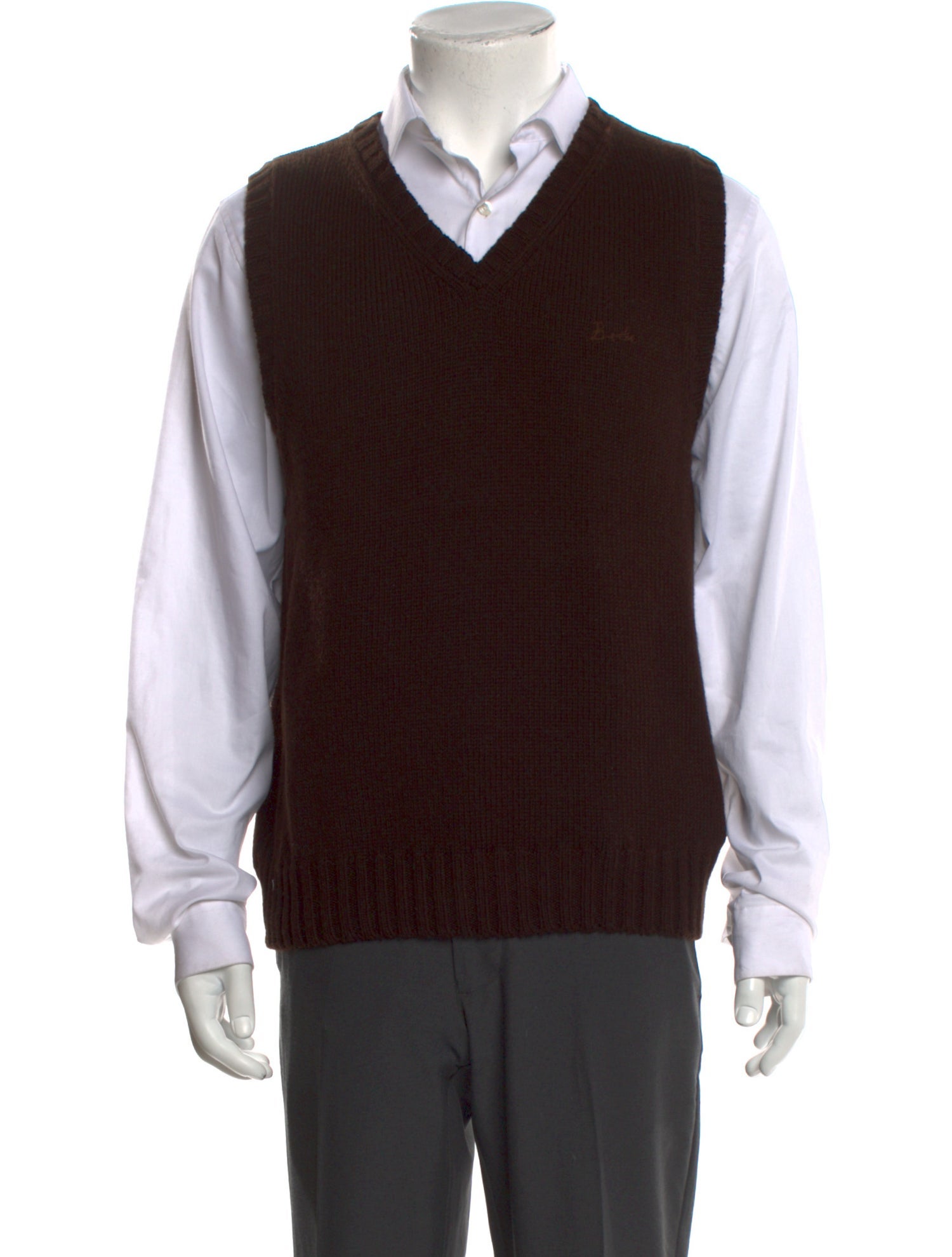 BODE Lambswool V-Neck Sweater Vest