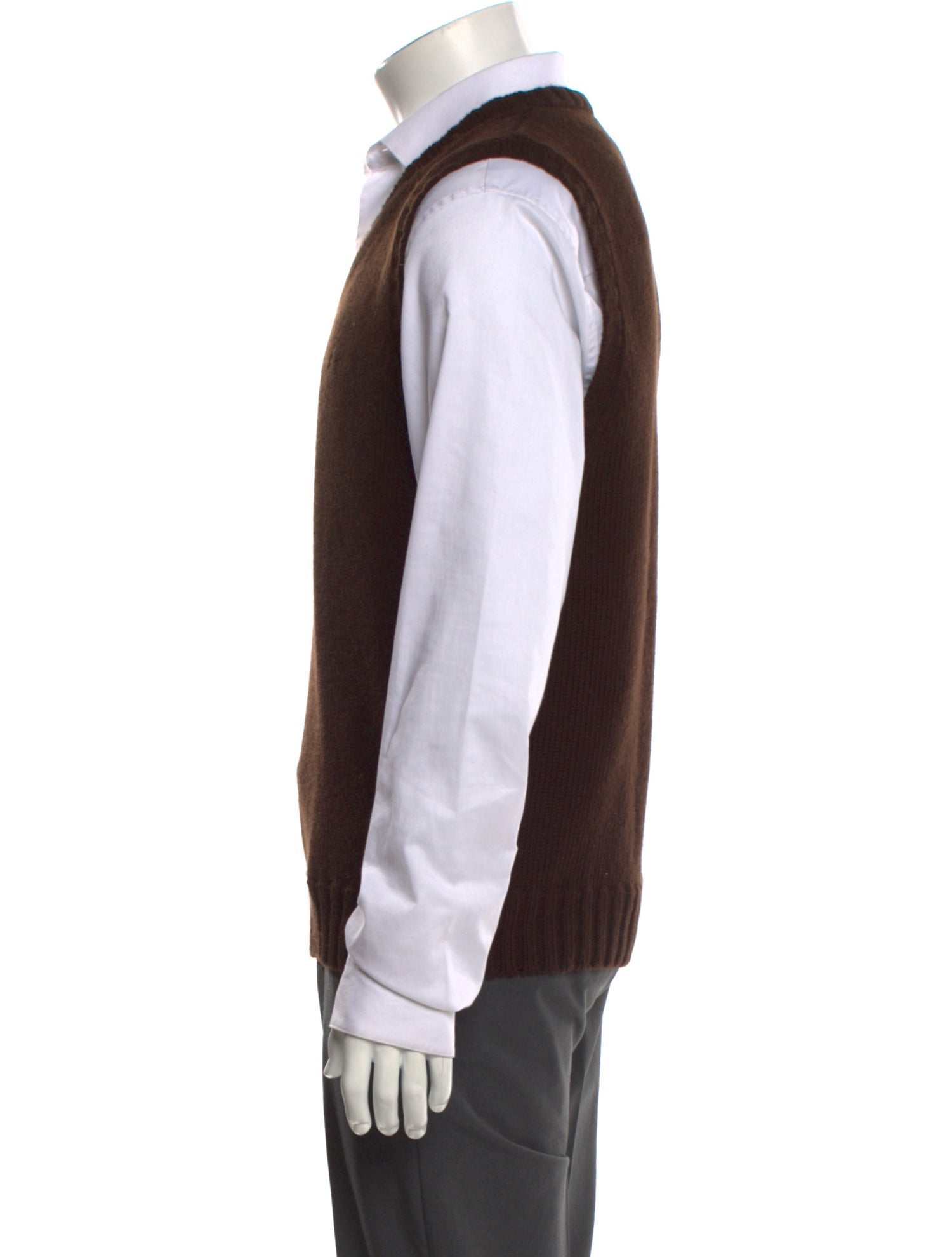 BODE Lambswool V-Neck Sweater Vest