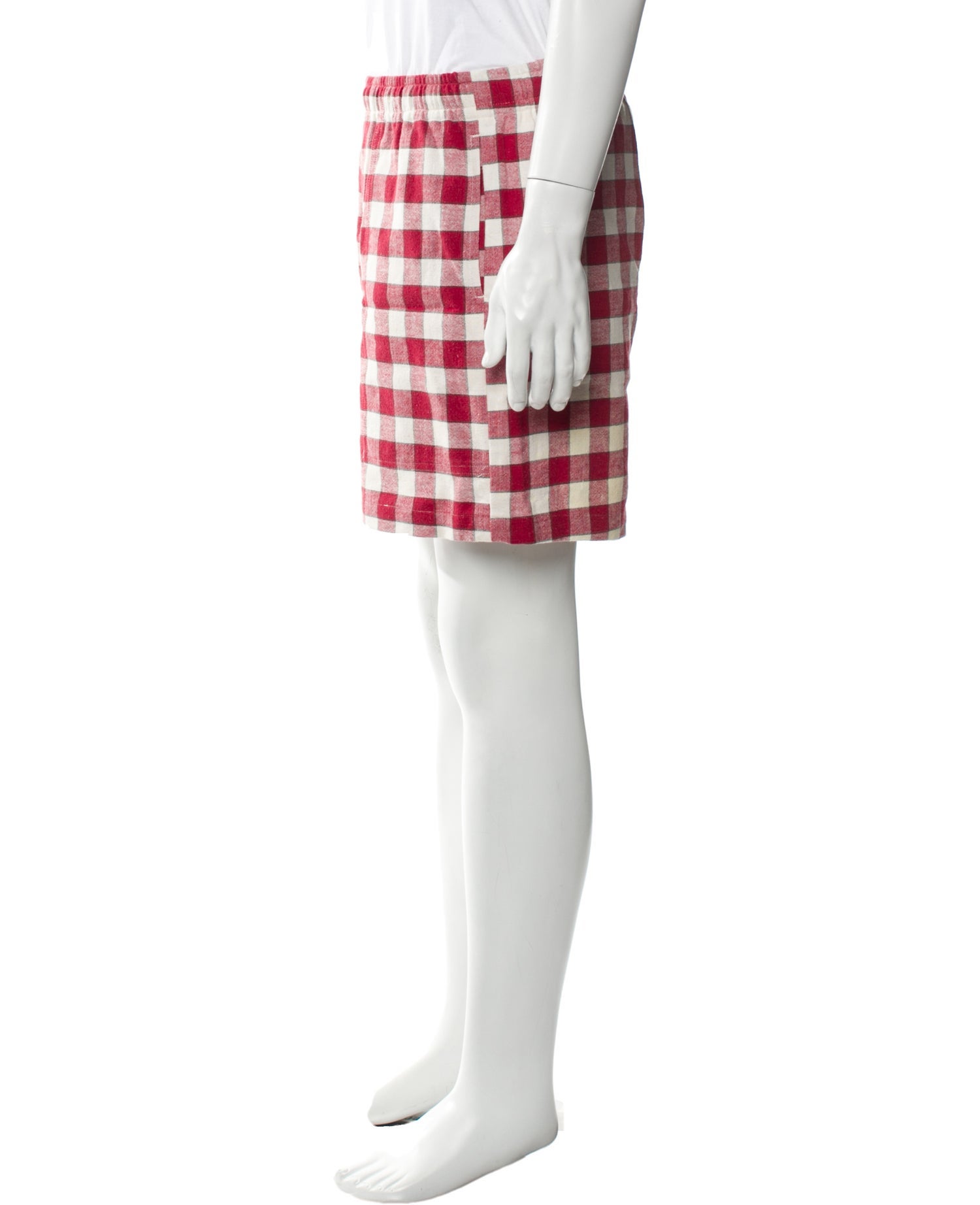 BODE Plaid Print Flat Front Shorts