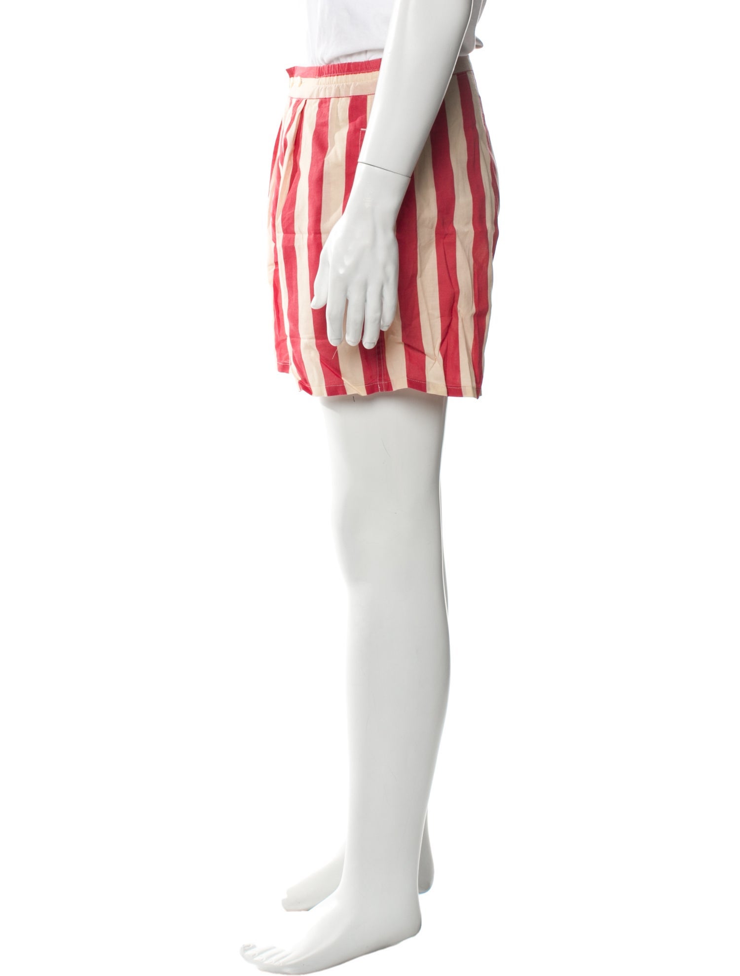 BODE Striped Flat Front Shorts