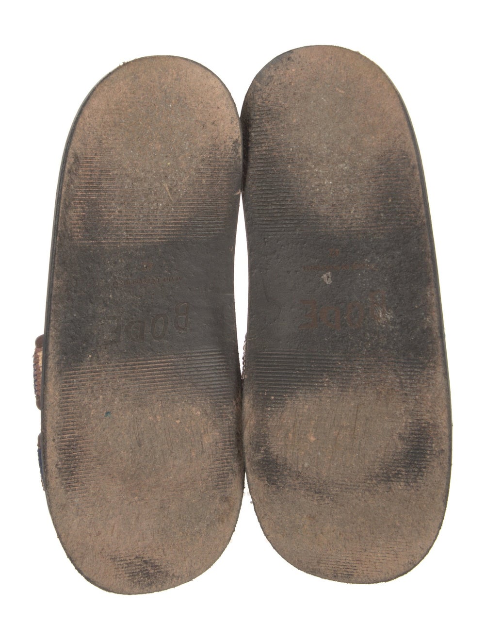 Bode Raffia Slides Brown Patterned - image 5