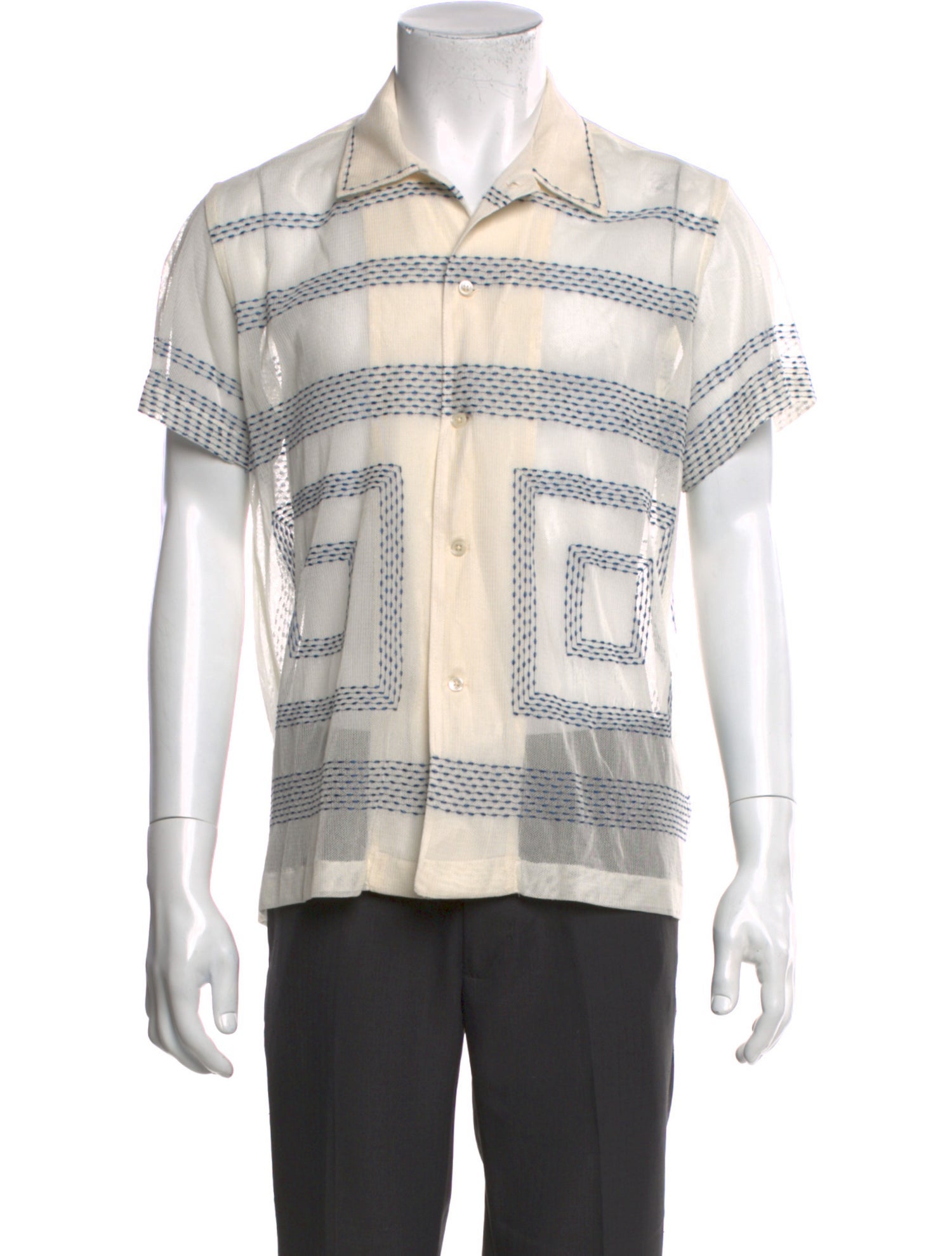BODE Printed Short Sleeve Shirt