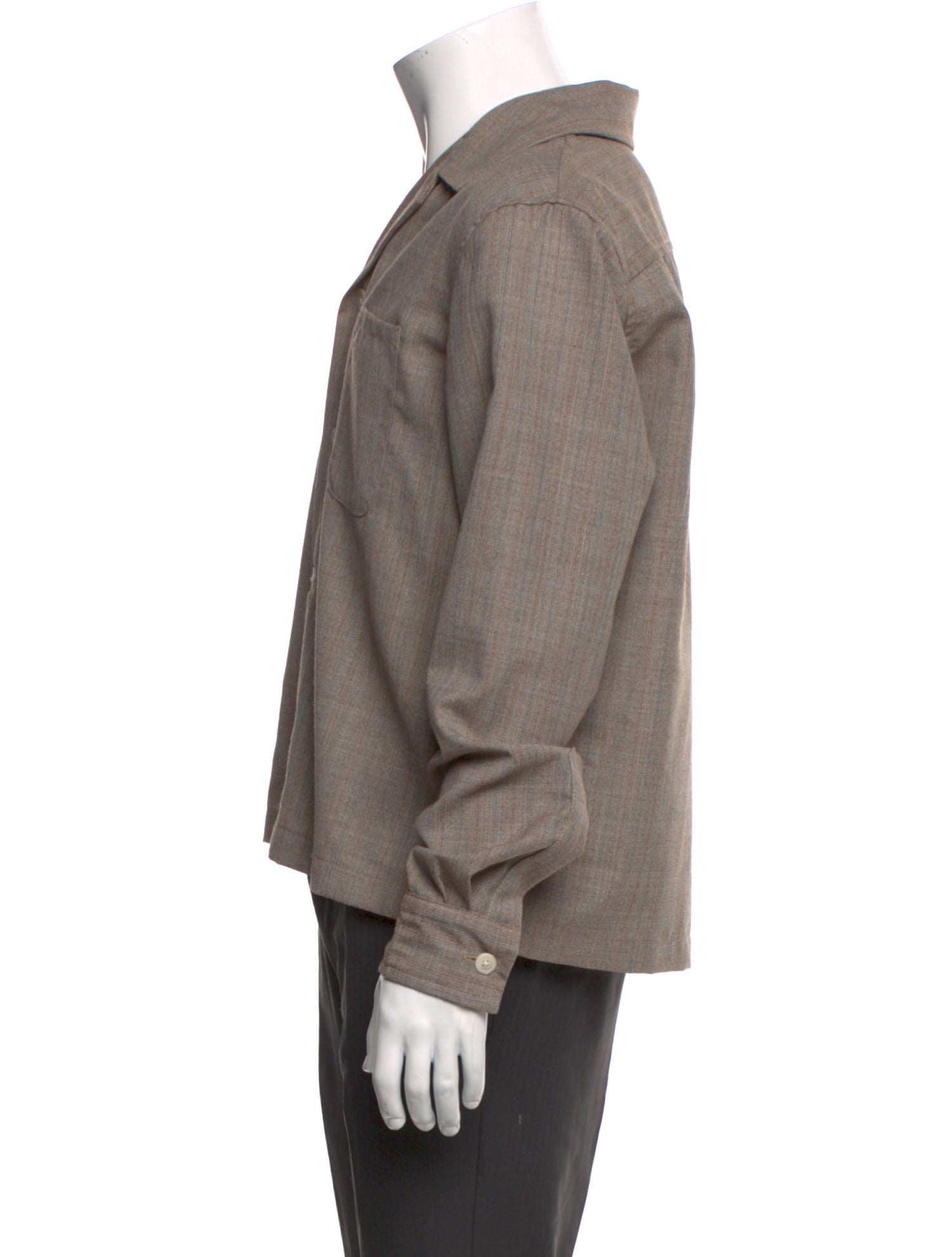 BODE Wool Long Sleeve Shirt