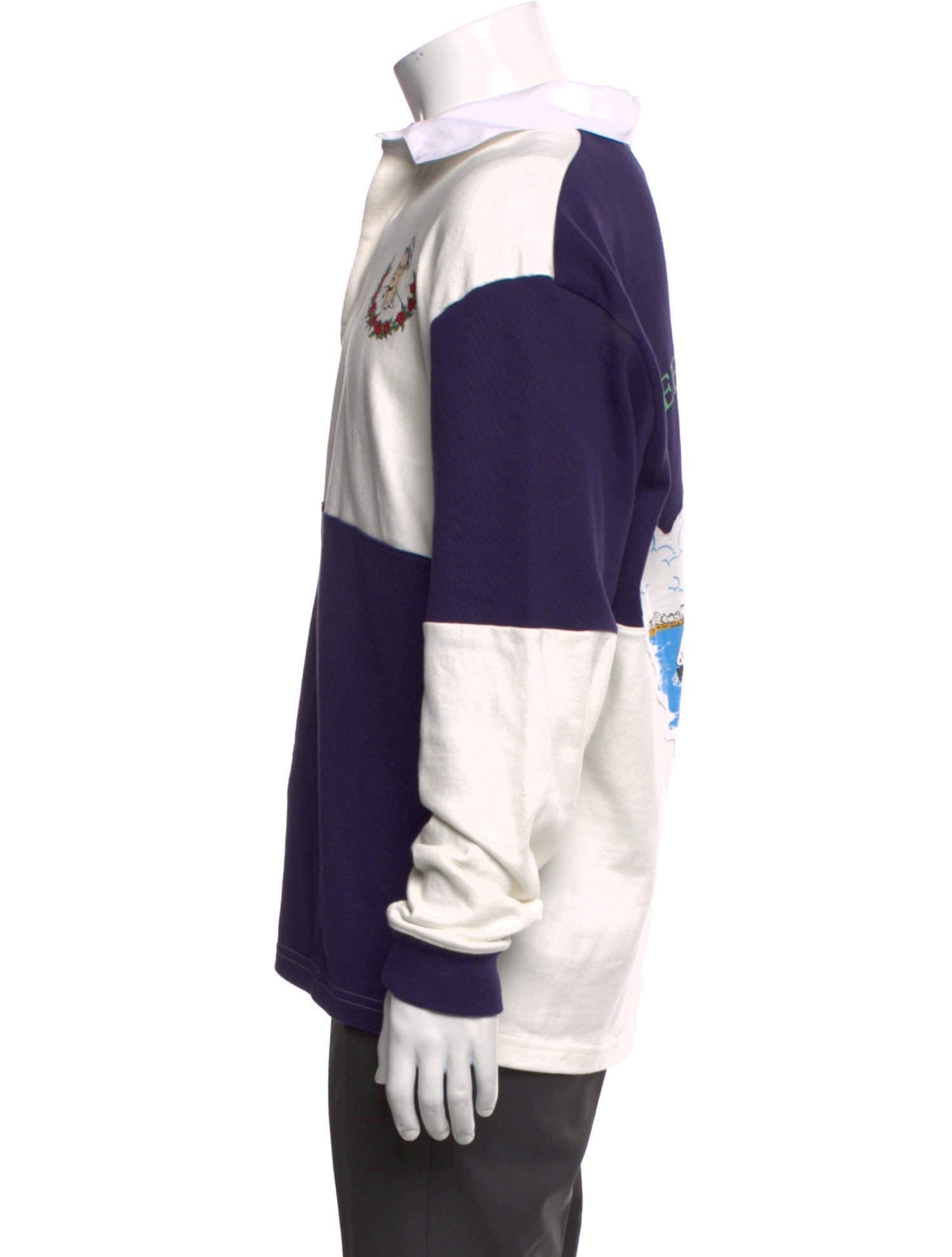 BODE Colorblock Pattern V-Neck Cardigan