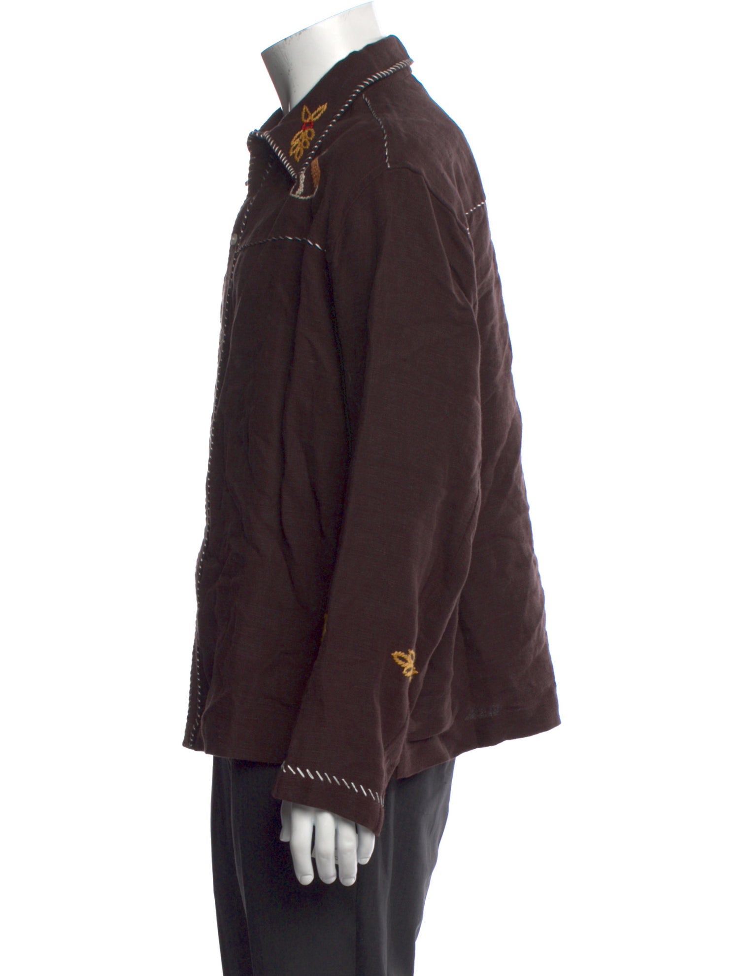 BODE Linen Printed Shirt