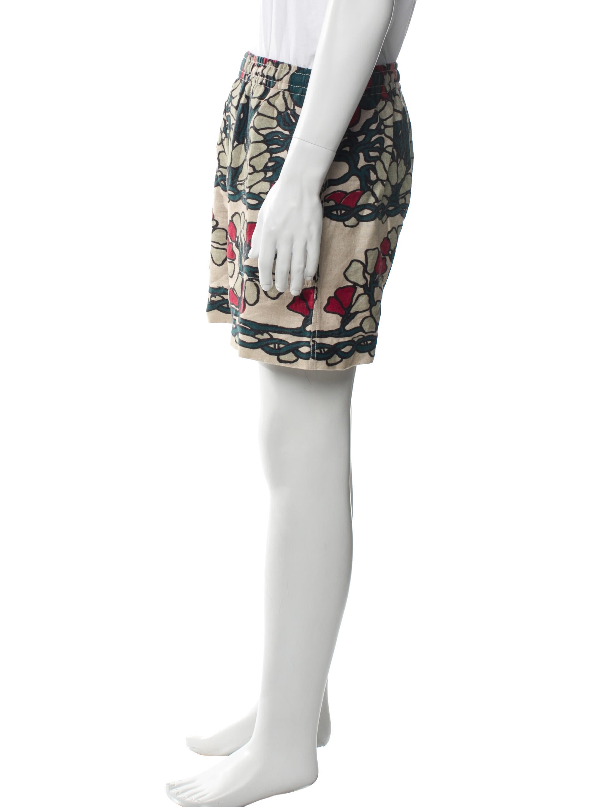 BODE Linen Jogger Shorts